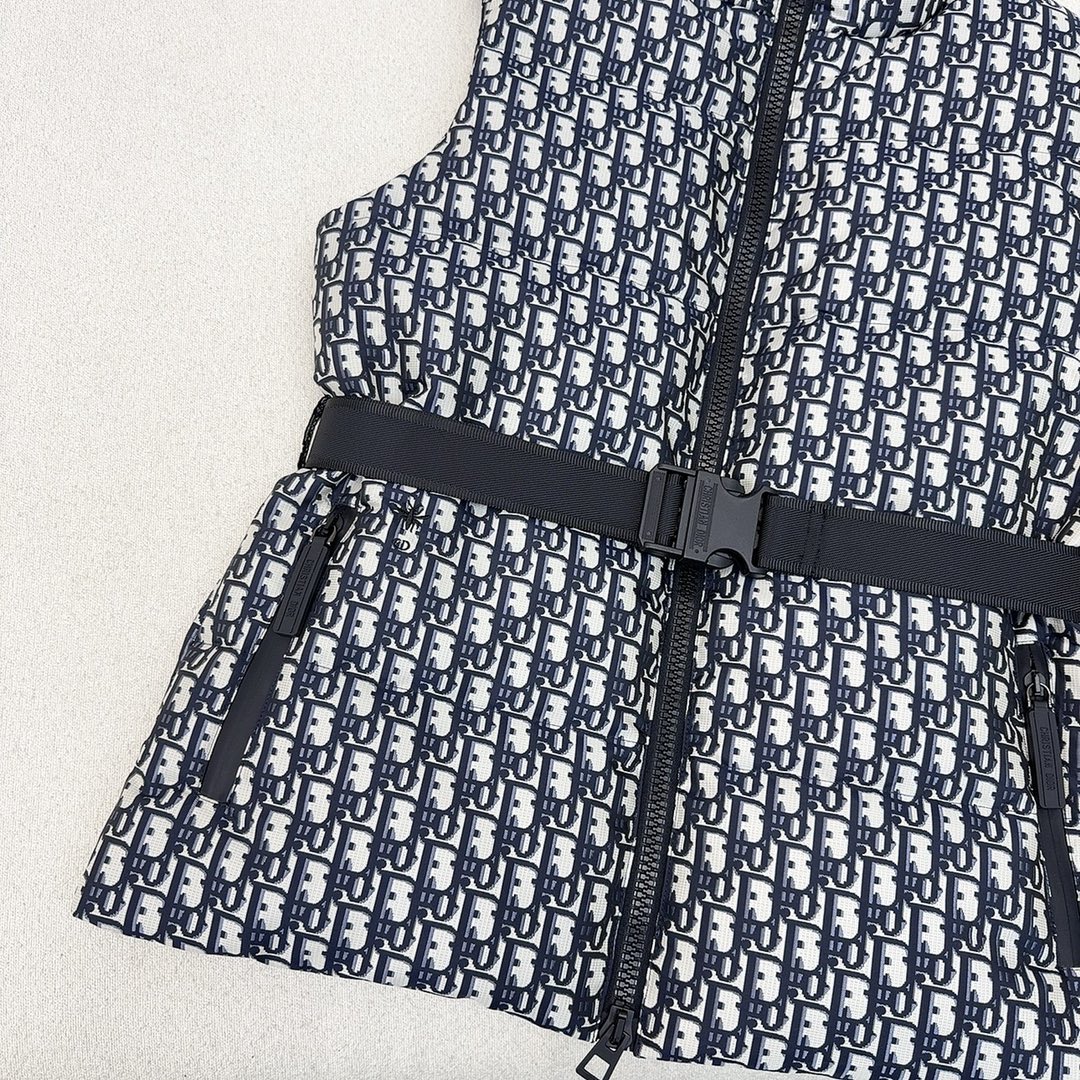 特价🉐️❗️现货齐码❗️不退不换❗️爆单款推荐 CD 24Ss———秋冬最新款滑雪系列收腰羽绒马甲 🖤定