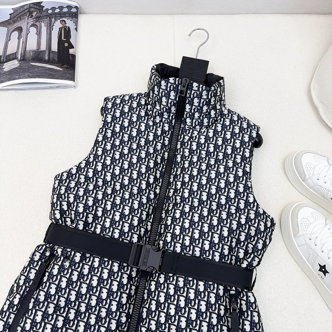 特价🉐️❗️现货齐码❗️不退不换❗️爆单款推荐 CD 24Ss———秋冬最新款滑雪系列收腰羽绒马甲 🖤定