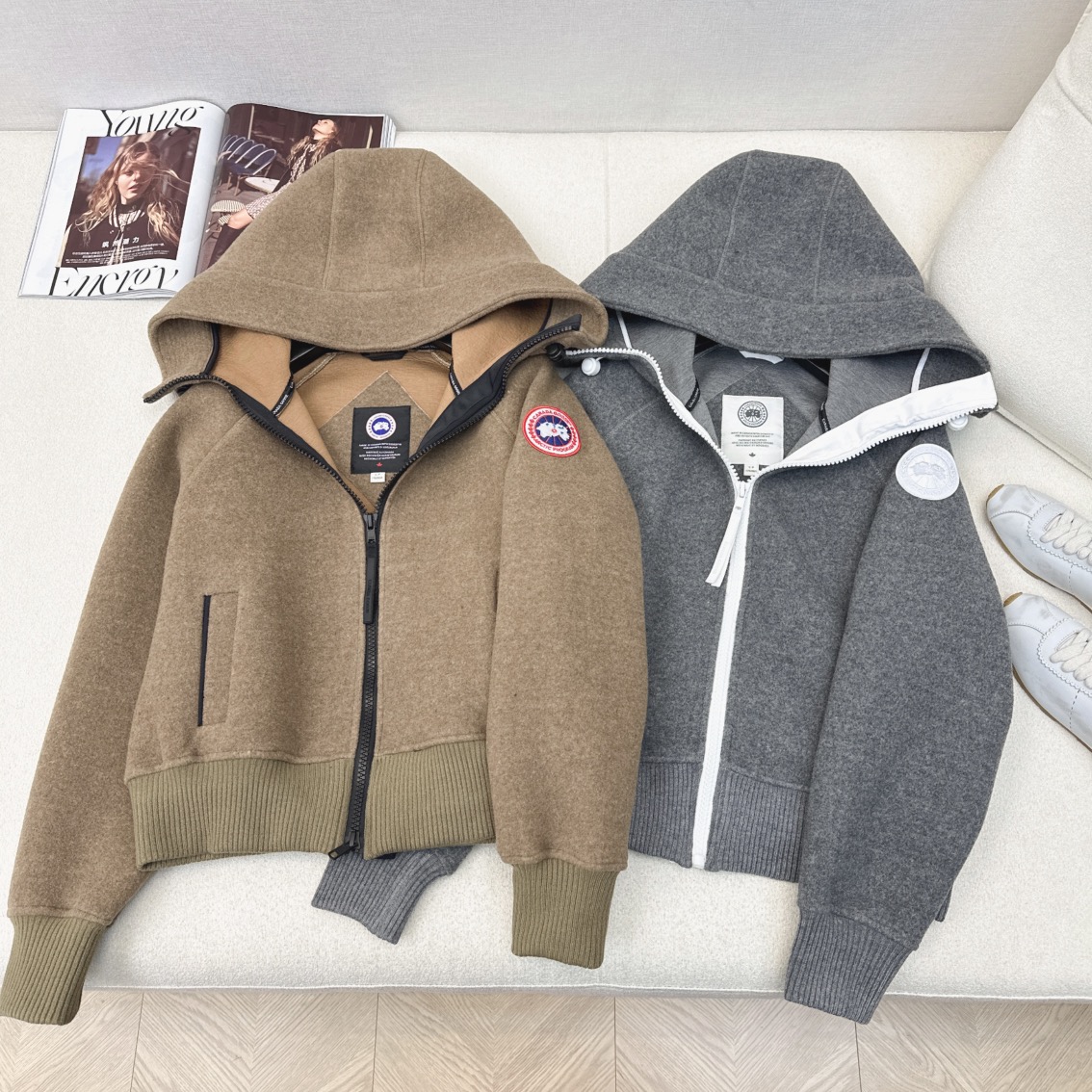 “Newest Geese and Wool Coat: High-End Gray with Merad Color System”