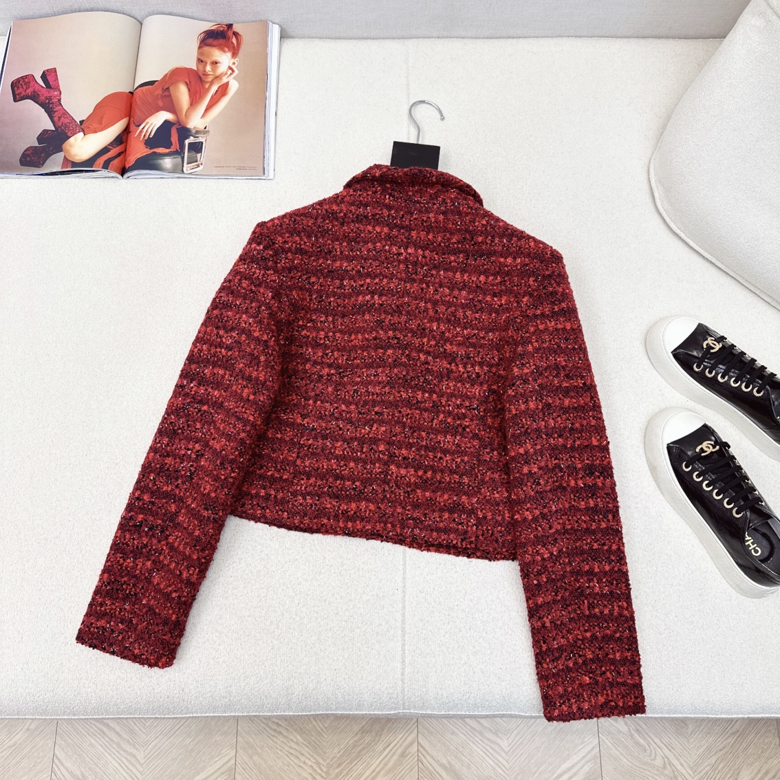 特价🉐️ ❗️现货齐码❗️不退不换❗️独家款～ C家 25Ss————秋冬最新款圣诞新年氛围感拉满红色编