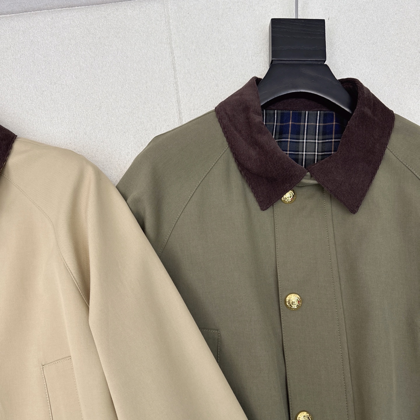 Miu Miu Inspired Color Block Trench Coat - High Density Fabric, Checkered Lining 4 i1739764270002 3872 0 2