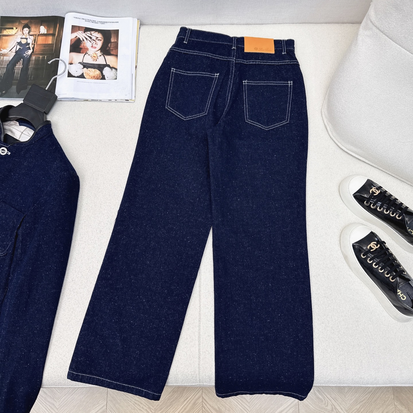 特价🉐️ ❗️现货齐码❗️不退不换❗️高级老钱风穿搭 lp🆕 25Ss————早春最新款帅气牛仔套装🖤立