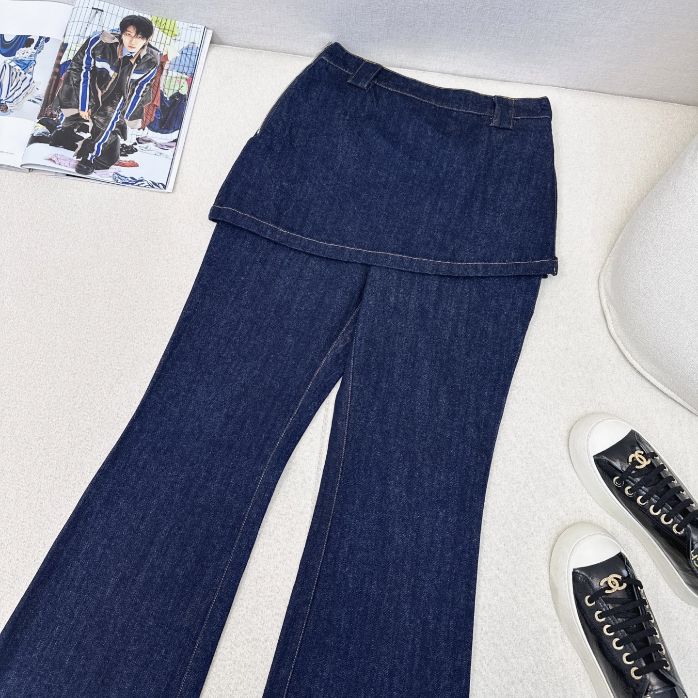 特价🉐️❗️SM❗️不退不换❗️独家首发 FD 25Ss————早春最新款时髦感套装🖤logo提花夹克外