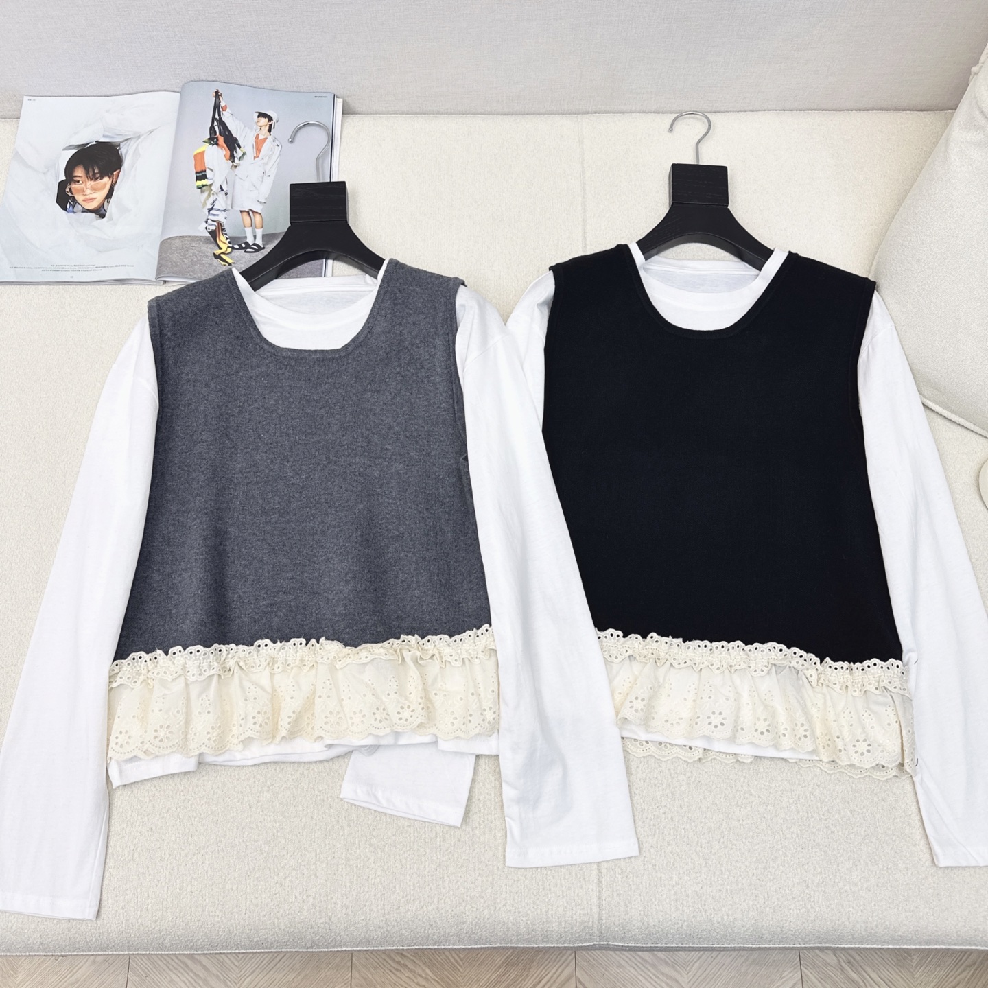 Luxurious Spring Suit with Two-Tone Design for Women: P690 Collection Overview - 图片 2