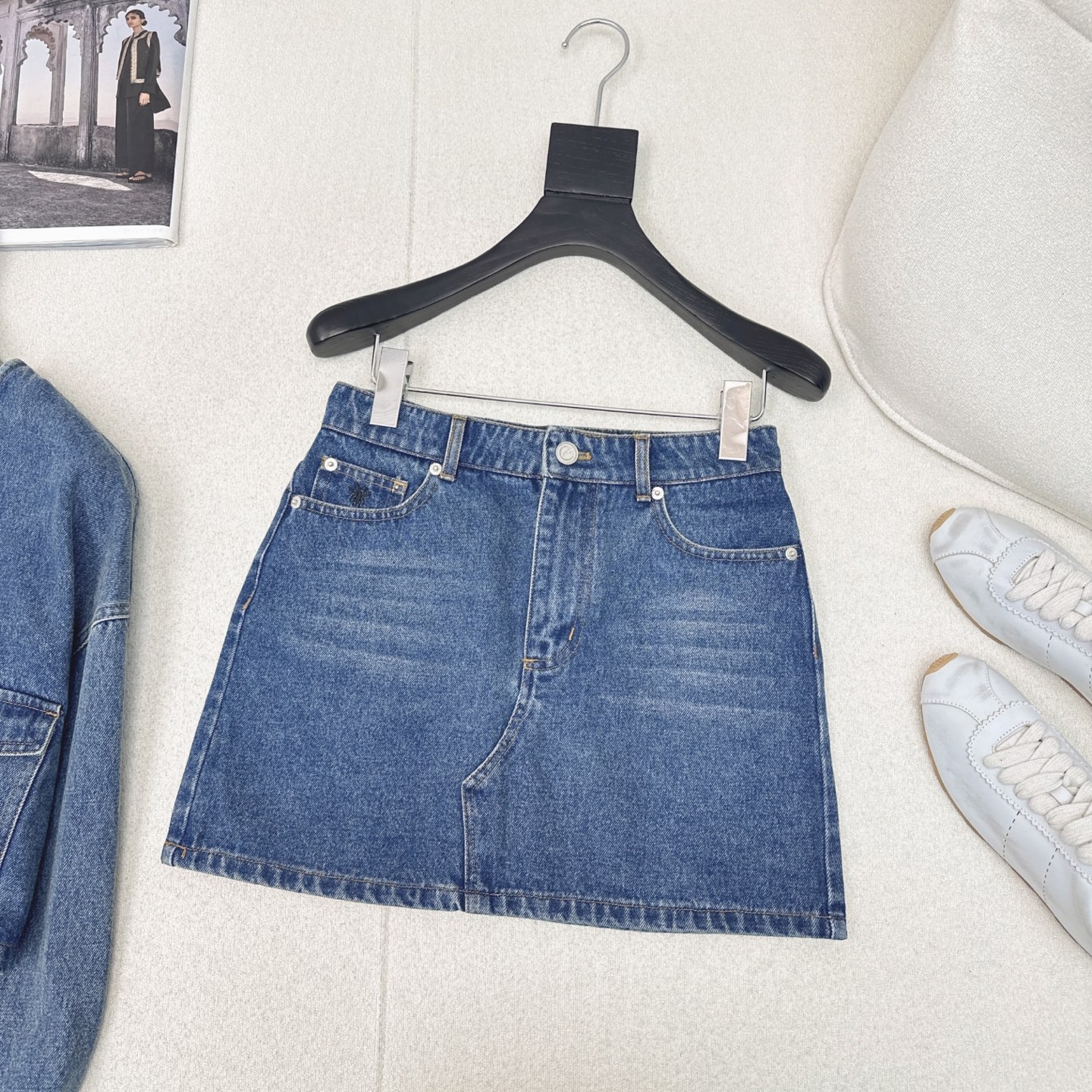 特价🉐️❗️现货齐码❗️不退不换❗️独家首发 CD 25Ss———春夏最新款miss D 系列牛仔套装🩵