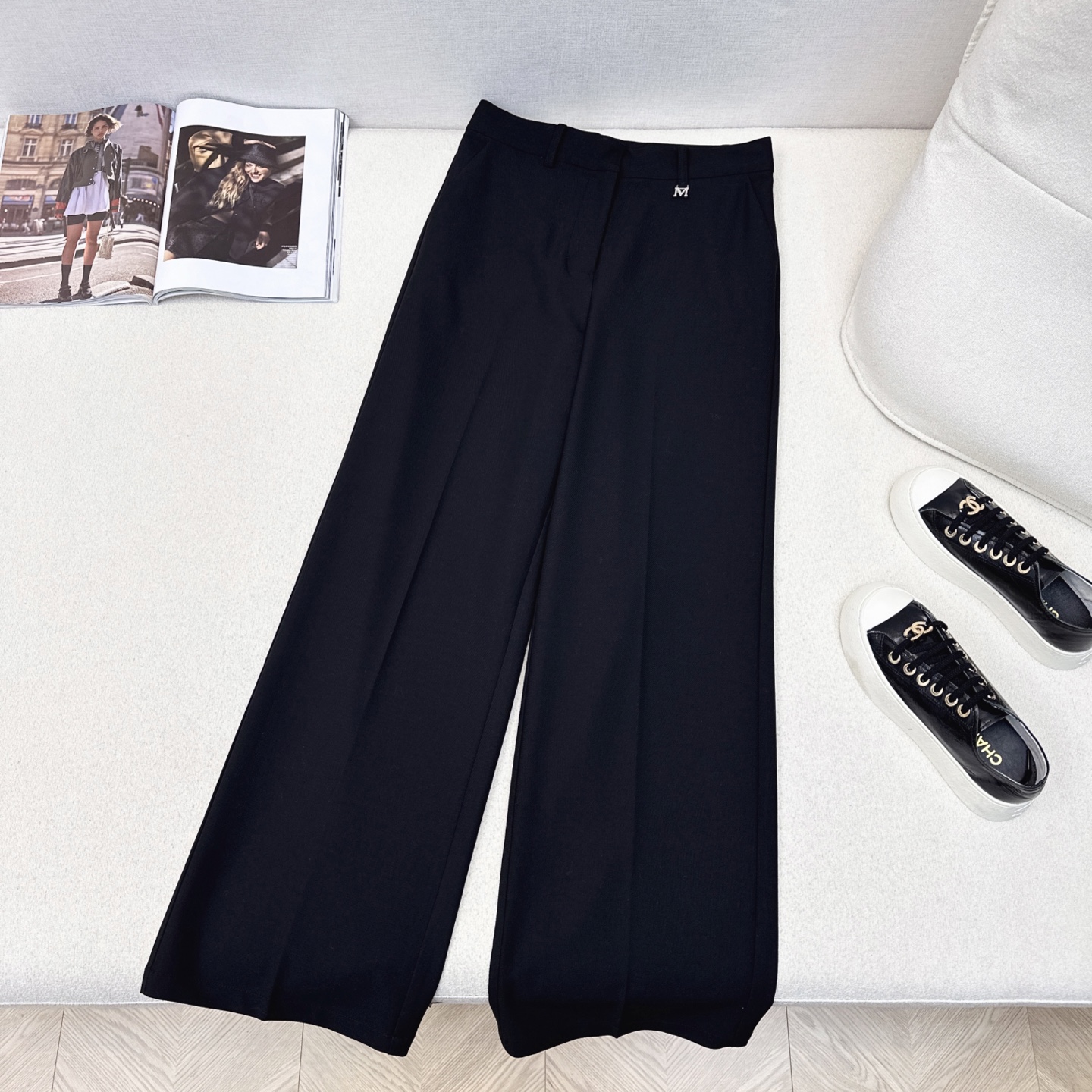 特价🉐️❗️现货齐码❗️不退不换❗️百搭王 Max 25Ss————春夏最新款五金装饰百搭西裤 🖤不管是