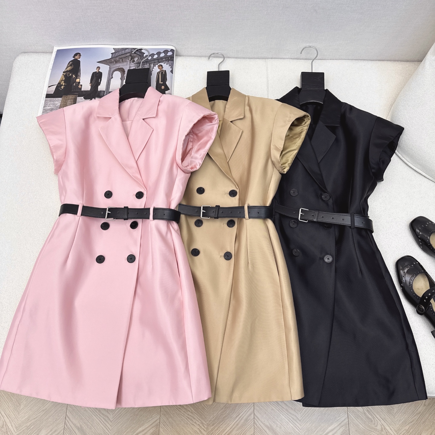 Elegant Double-Breasted Dress - Timeless Style, Flattering Fit, Perfect for Any Occasion 2 i1741492007621 9167 0 0