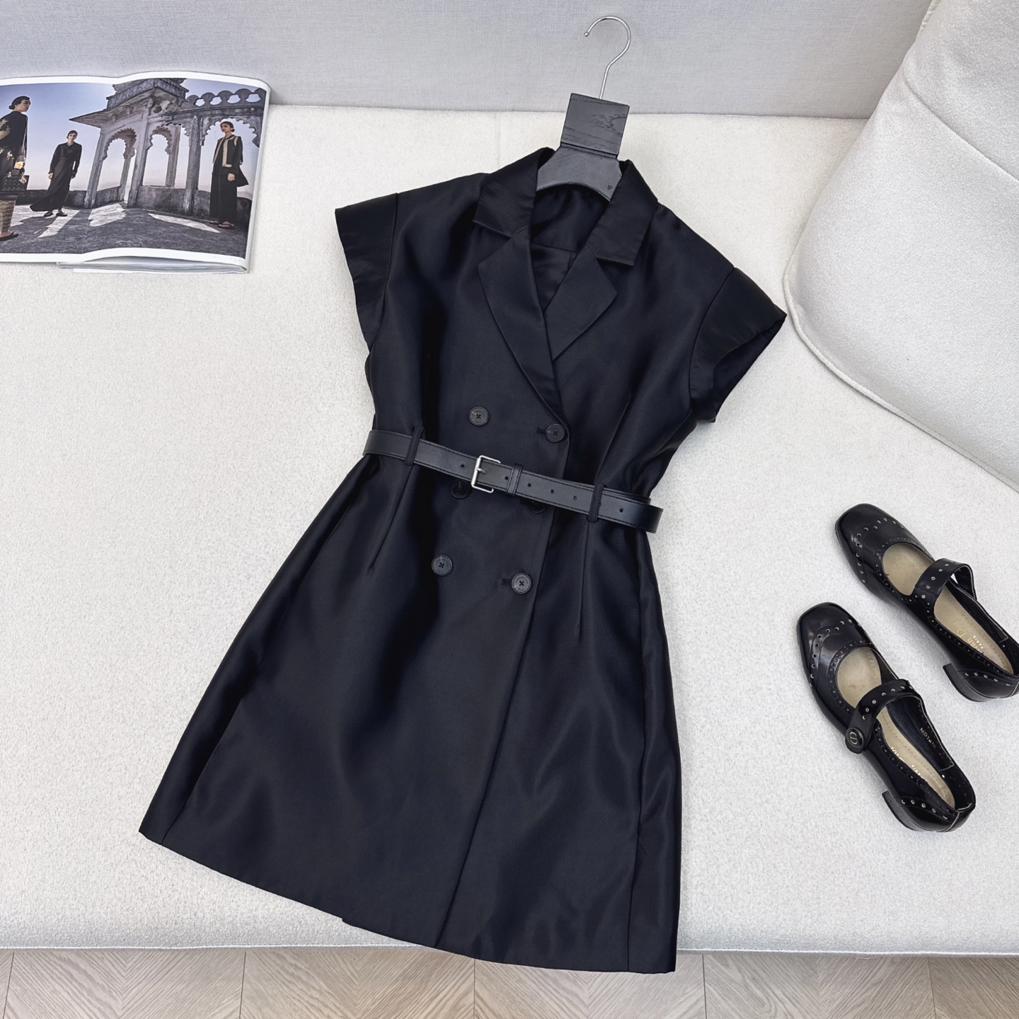 Elegant Double-Breasted Dress - Timeless Style, Flattering Fit, Perfect for Any Occasion 3 i1741492007708 8702 0 1