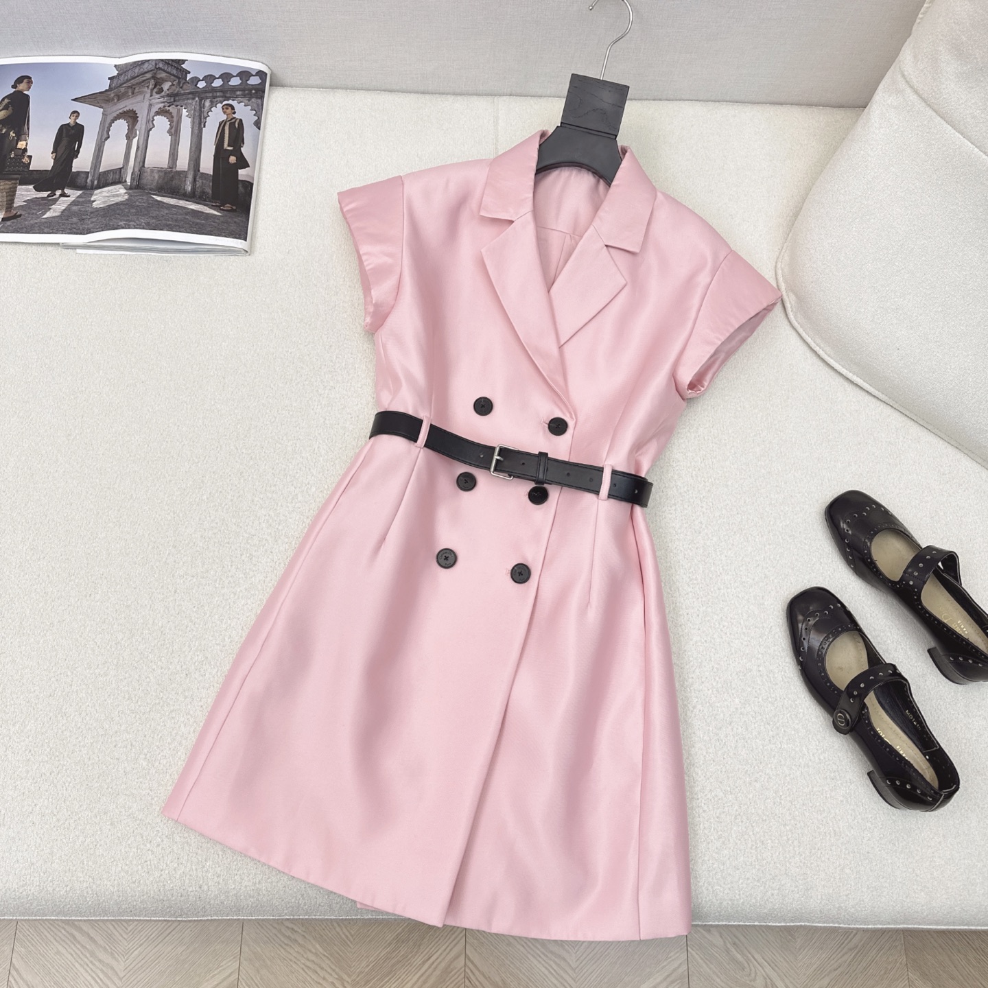 Elegant Double-Breasted Dress - Timeless Style, Flattering Fit, Perfect for Any Occasion 5 i1741492008710 8796 0 3