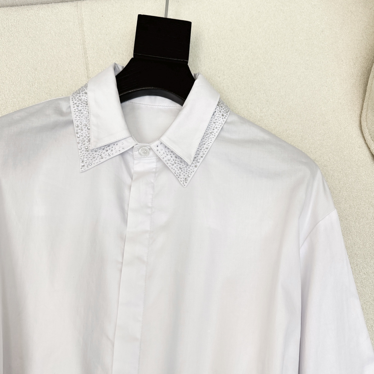 Dior 25SS Classic White Shirt Dress with Rhinestone Collar and Belt 4 i1742012864681 7516 0 2