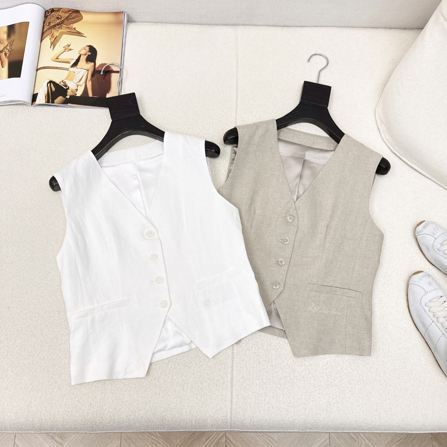 特价🉐️❗️现货齐码❗️不退不换❗️老钱风高阶通勤 实穿性超高 LP Ss————春夏最新棉麻一系列🤎宽