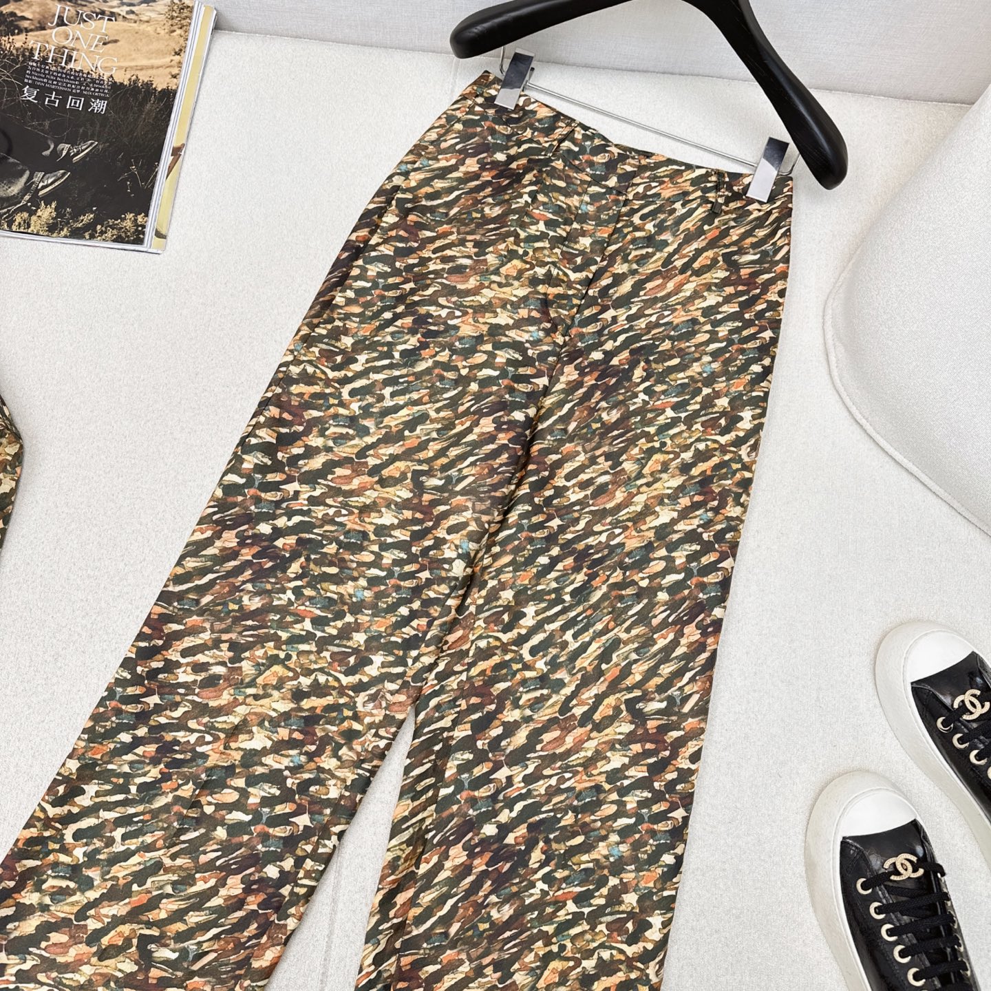 特价🉐️❗️现货齐码❗️不退不换❗️独家款 ～LP Ss————春夏最新款迷彩图案猎装套装🖤帅气时髦外套