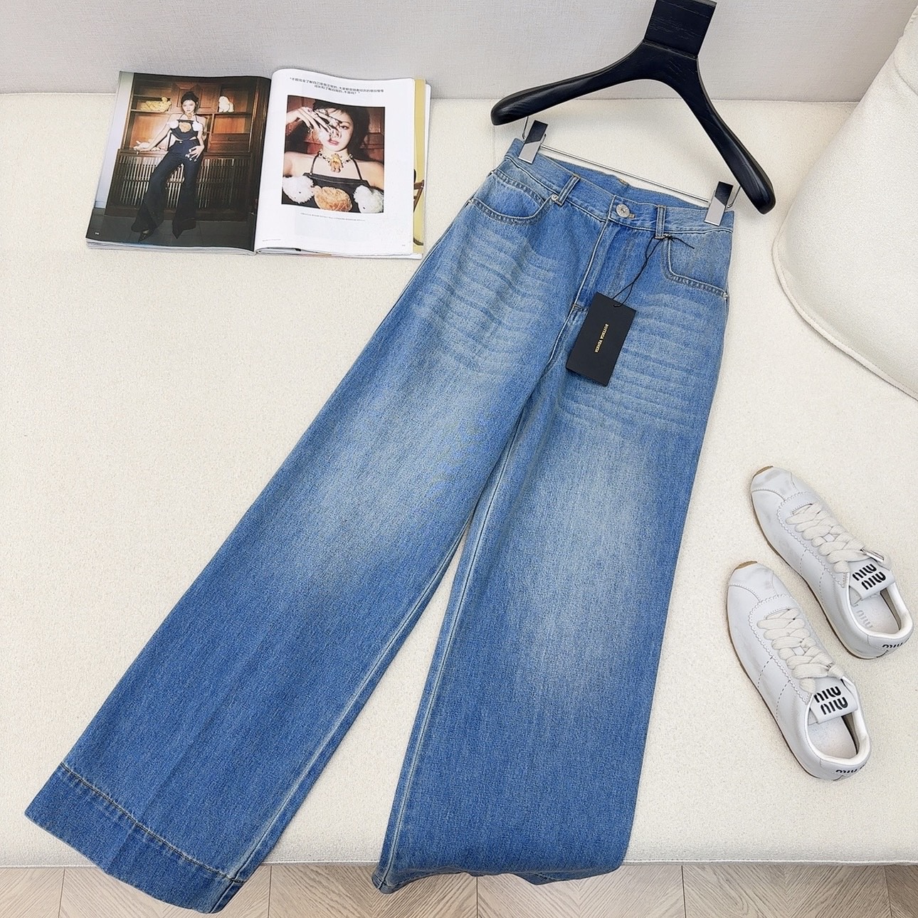Women's Lightweight Denim Pleated Trousers - Stylish Summer Casual Pants 4 i1744696915729 7323 0 7