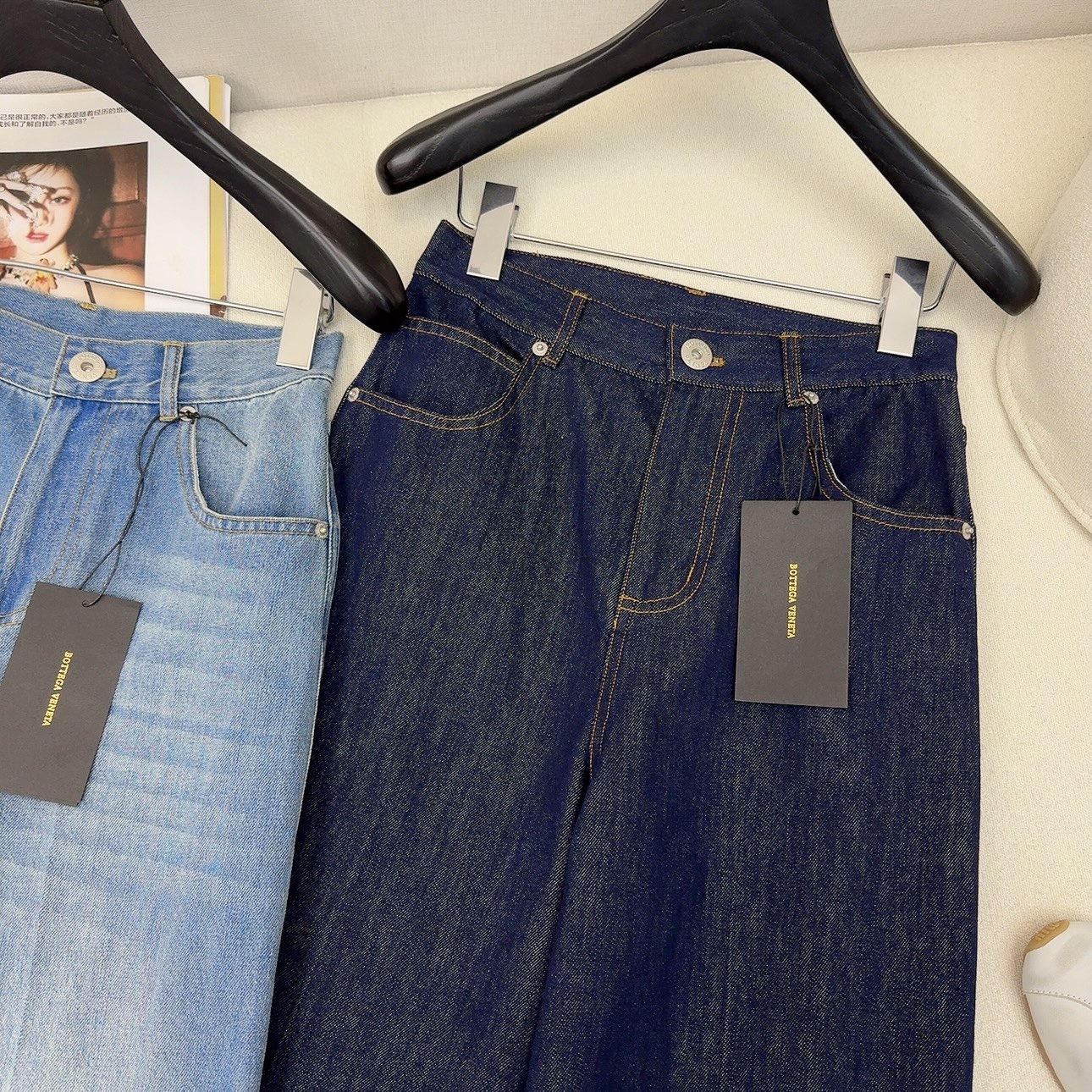 Women's Lightweight Denim Pleated Trousers - Stylish Summer Casual Pants 5 i1744696915729 9692 0 1