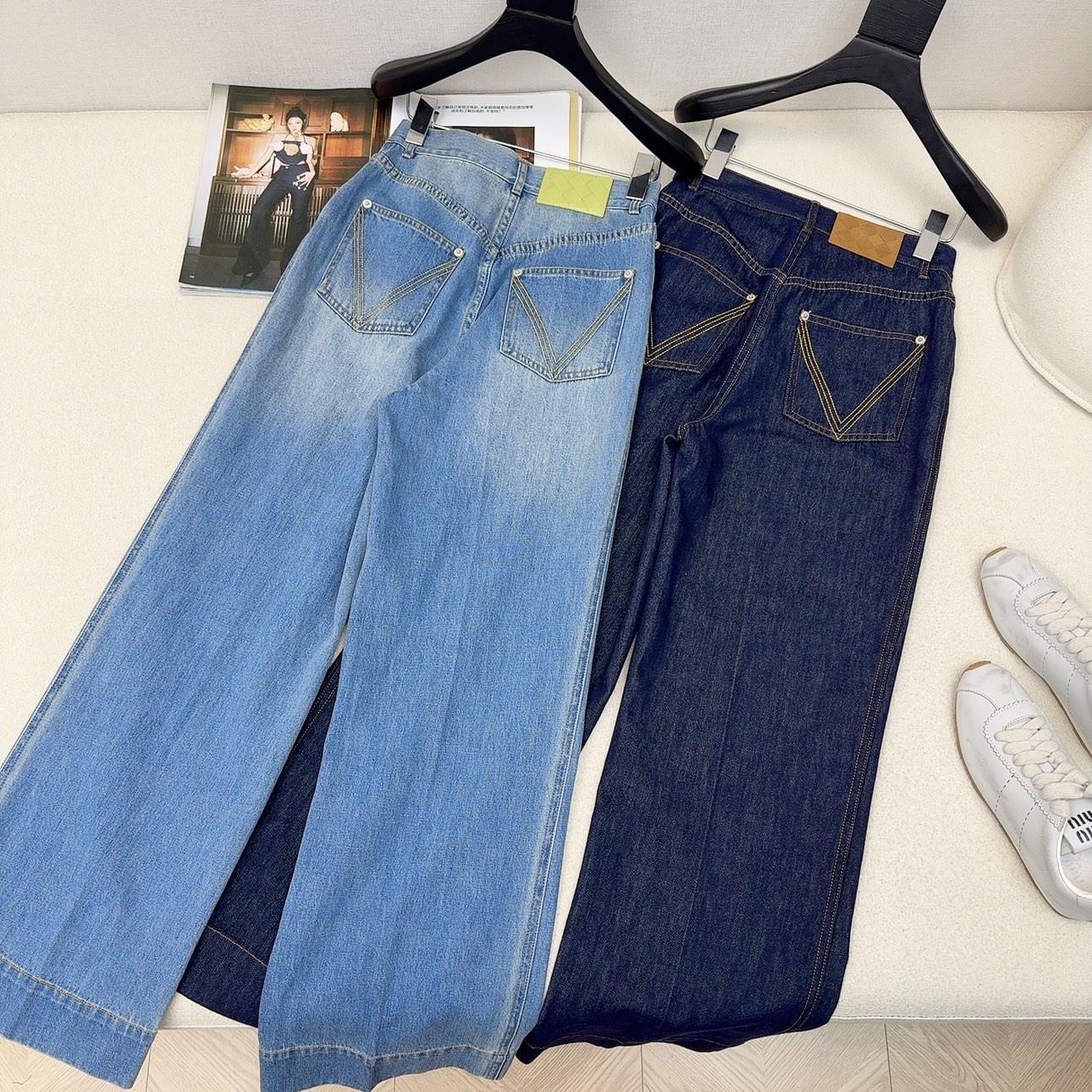 Women's Lightweight Denim Pleated Trousers - Stylish Summer Casual Pants 8 i1744696919001 1046 0 4