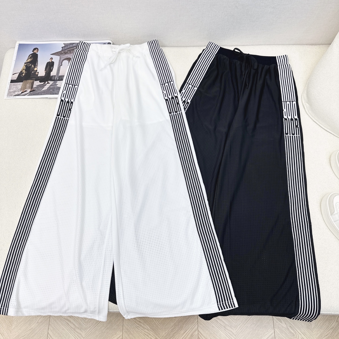 Logo Webbing Straight-Leg Pants - Lightweight & Breathable, Perfect for Spring/Summer 2 i1745901192677 2805 0 0