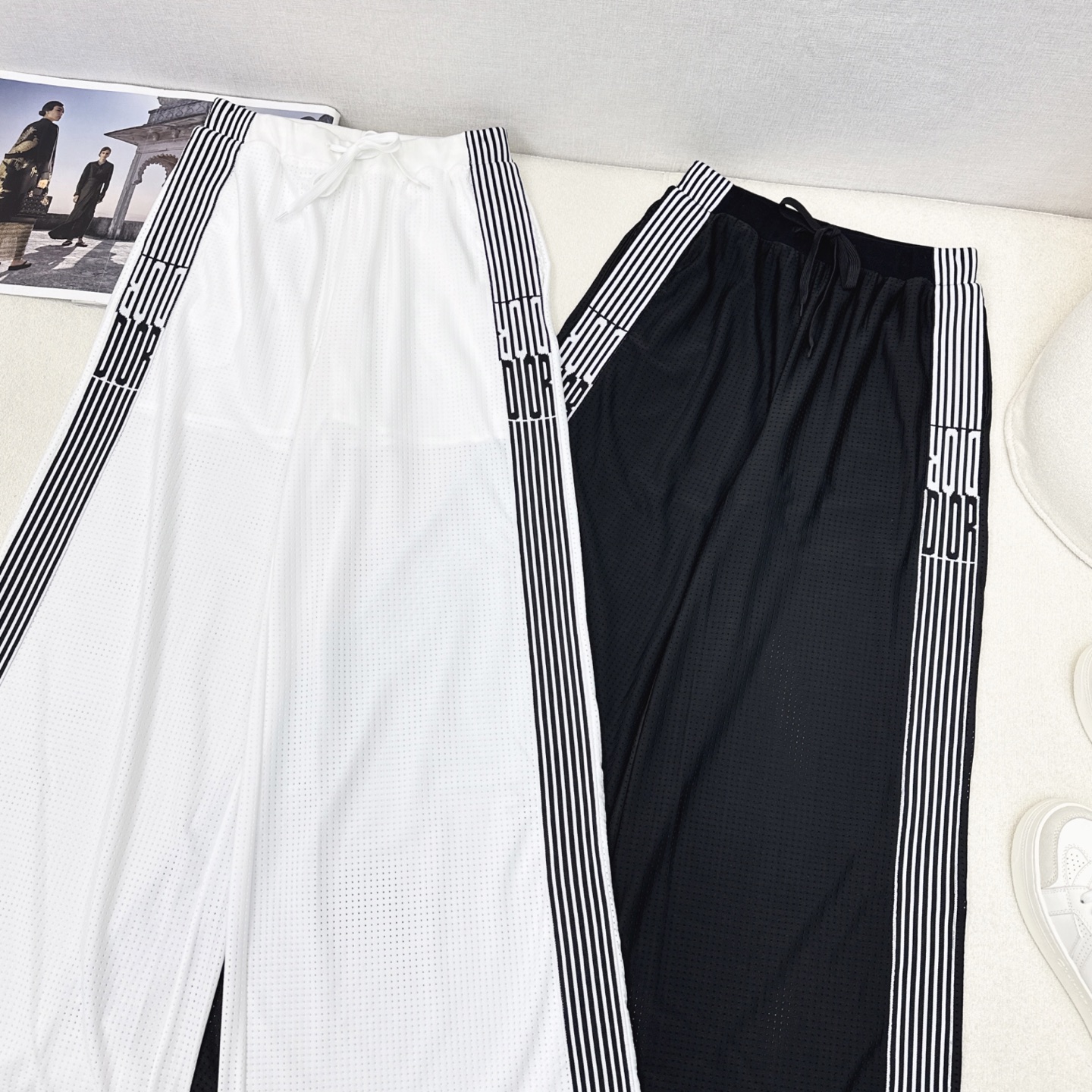 Logo Webbing Straight-Leg Pants - Lightweight & Breathable, Perfect for Spring/Summer 3 i1745901193804 7382 0 1
