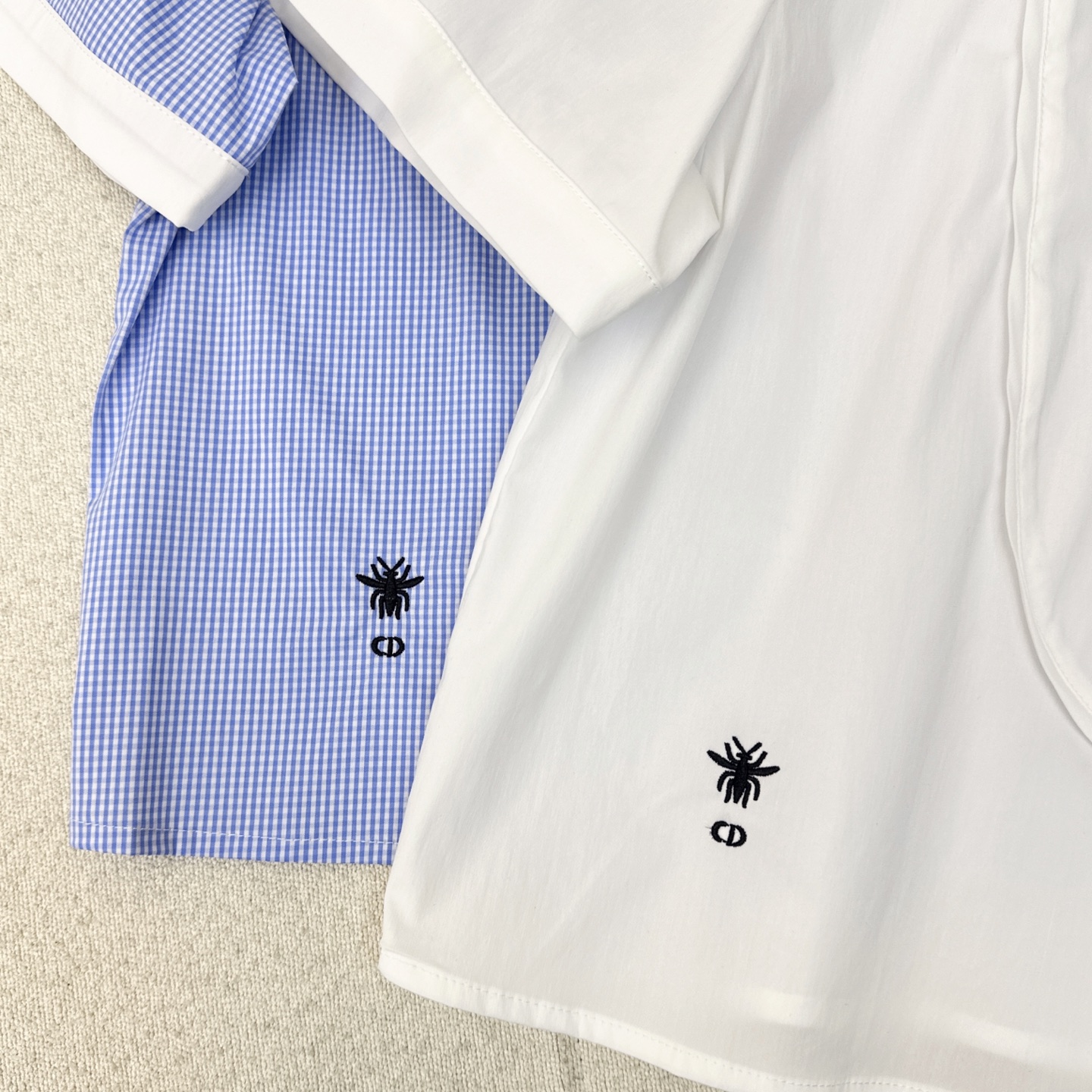 Bee Embroidered Cropped Shirt - Fresh and Stylish Spring/Summer Top 6 i1745901320961 9930 0 3