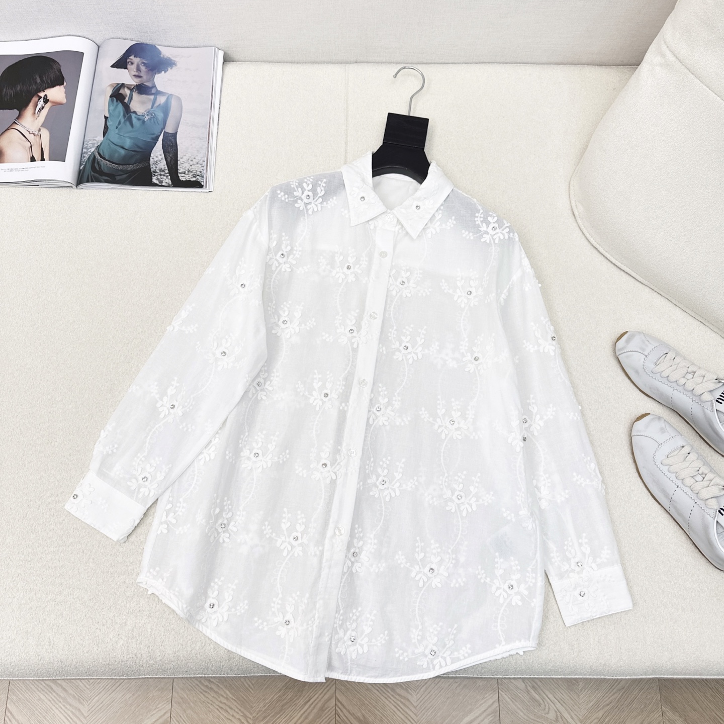 VLTN 25SS Floral Appliqué Shirt - Spring/Summer Collection 8 i1746159811187 2635 0 6
