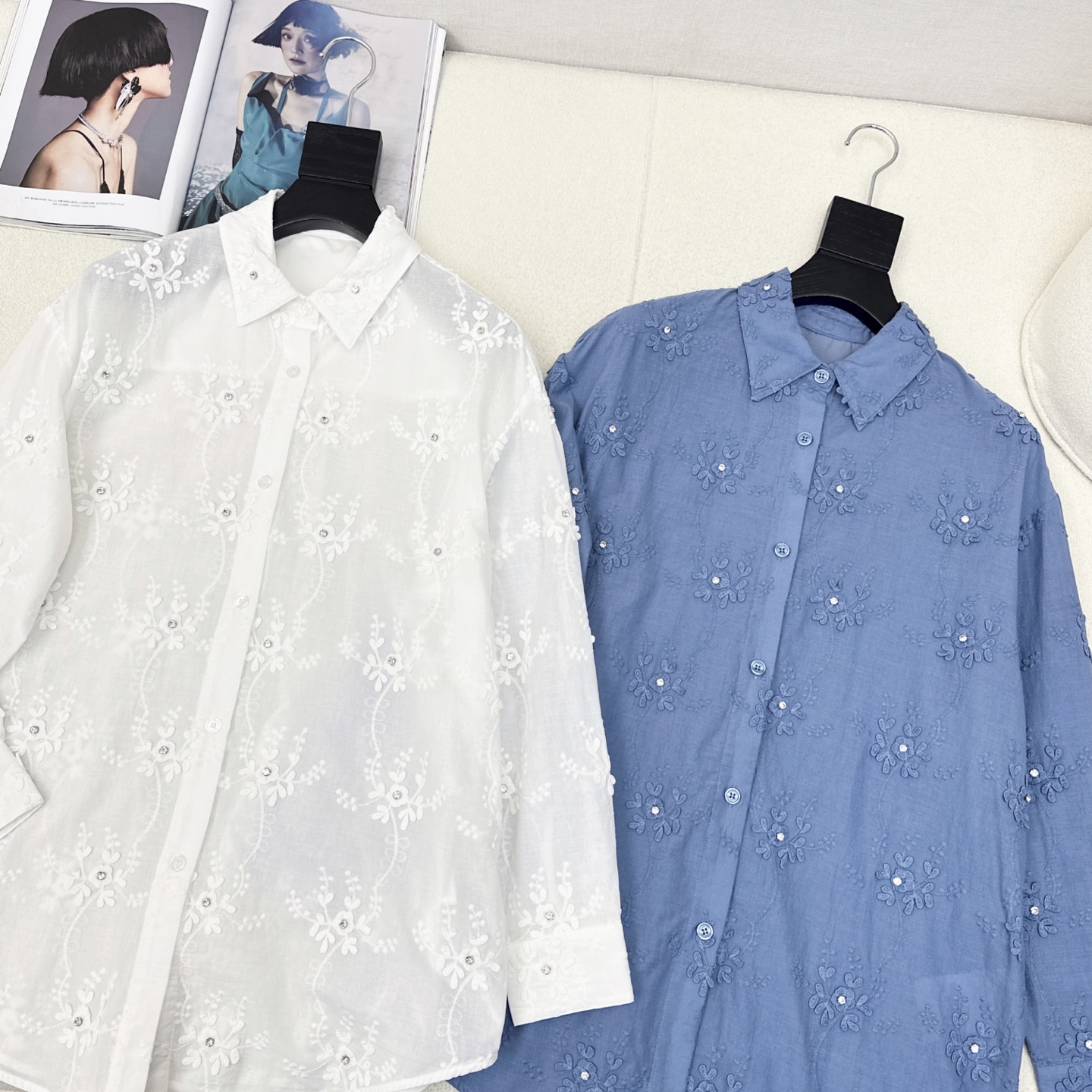 VLTN 25SS Floral Appliqué Shirt - Spring/Summer Collection 3 i1746159811193 6487 0 1