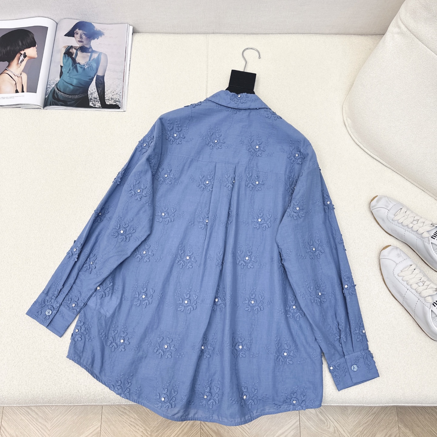 VLTN 25SS Floral Appliqué Shirt - Spring/Summer Collection 7 i1746159811237 7273 0 5