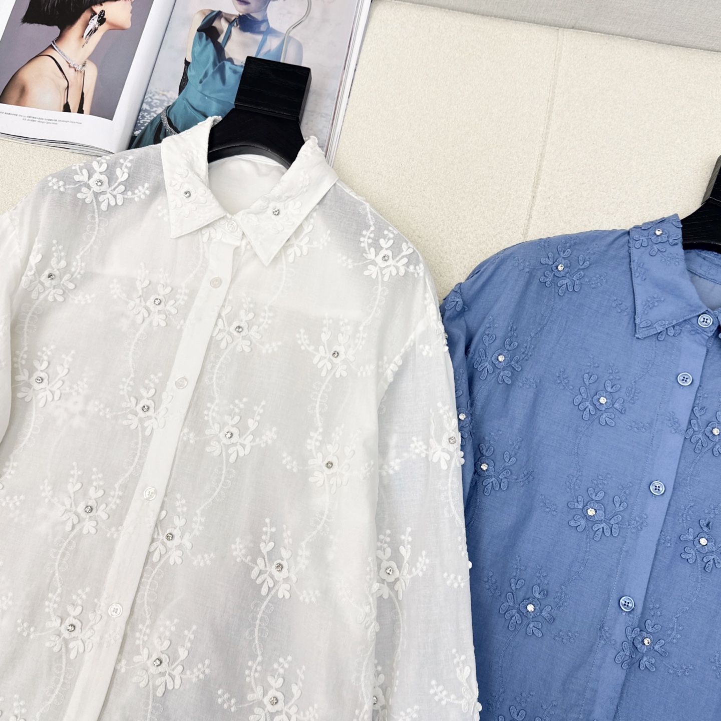 VLTN 25SS Floral Appliqué Shirt - Spring/Summer Collection 4 i1746159812235 1098 0 2