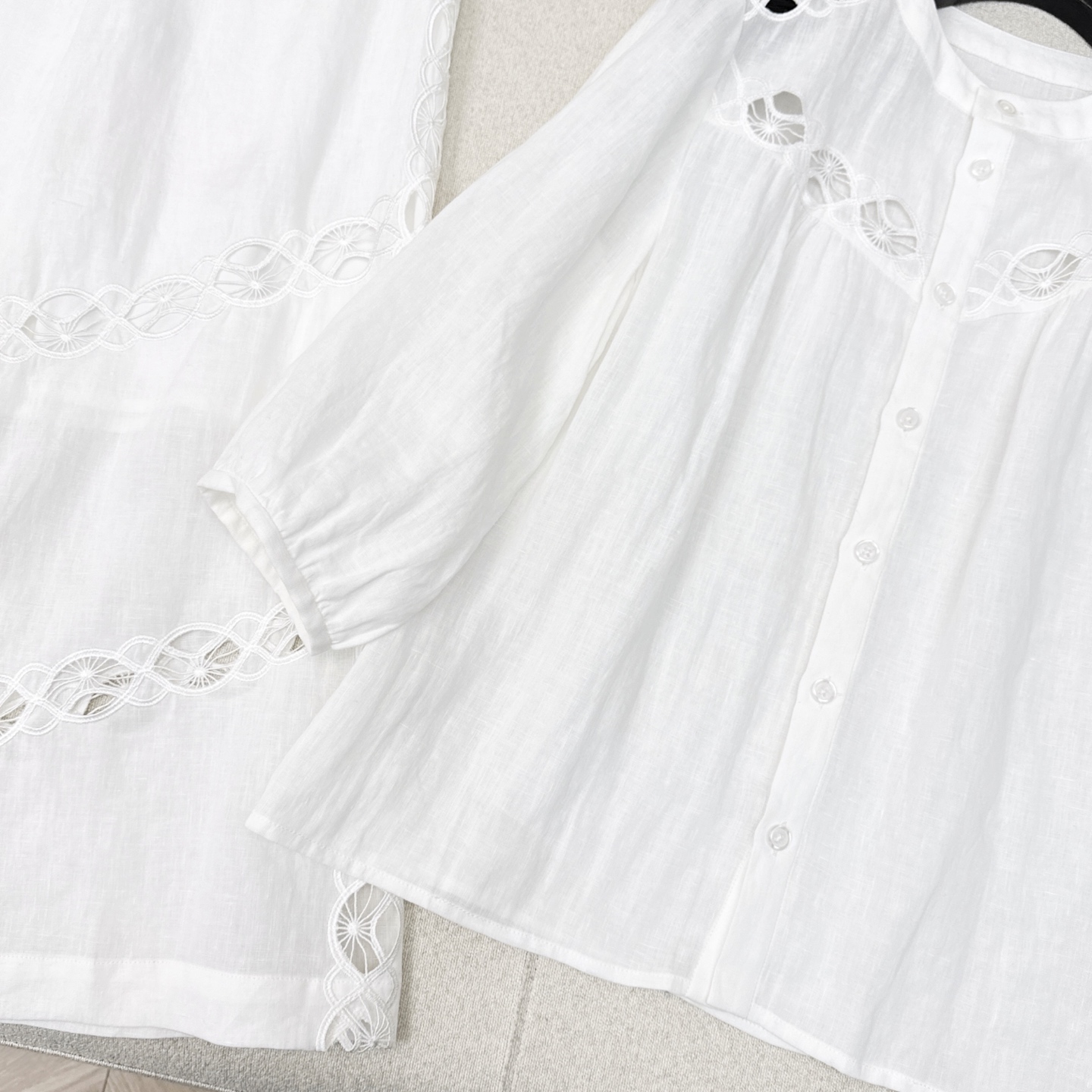 特价🉐️❗️现货齐码❗️不退不换❗️独家款～Ch～E 25Ss————春夏最新款南法度假风套装🤍七分袖棉