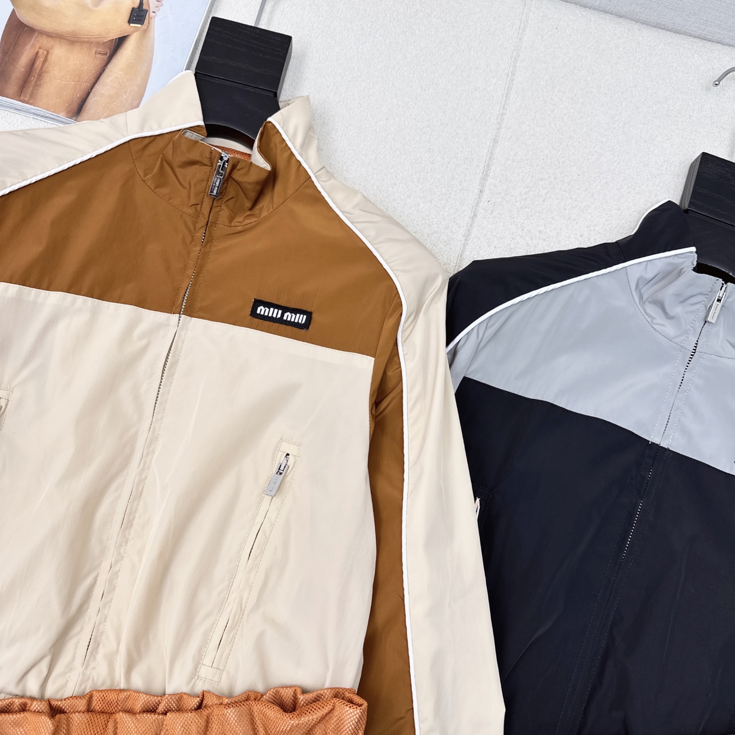 Miu Miu Inspired Windbreaker Set: Sporty Chic, Two-Piece Outfit 4 i1746675643712 9000 0 2