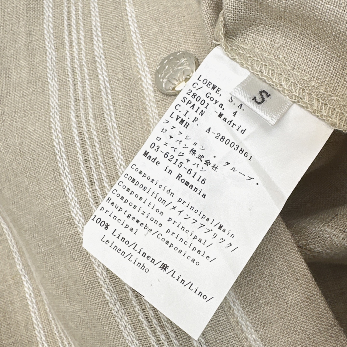 Striped Linen Shirt - Loose Fit, Embroidered Detail, and Sun Protection 8 i1746848812612 393 0 6