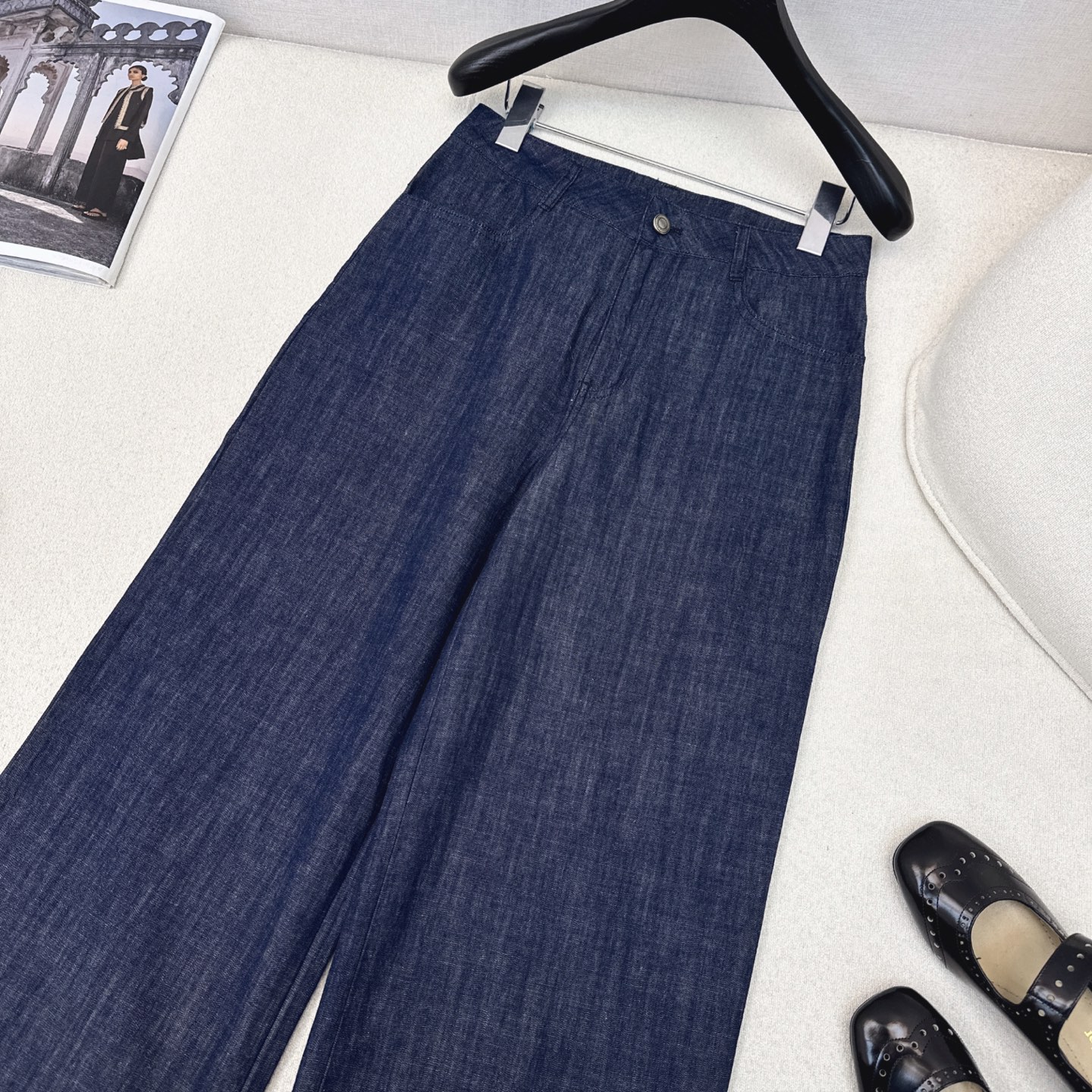 特价🉐️❗️现货齐码❗️不退不换❗️独家首发 LP Ss———春夏最新款度假南法风牛仔套装🩵无袖背心+直