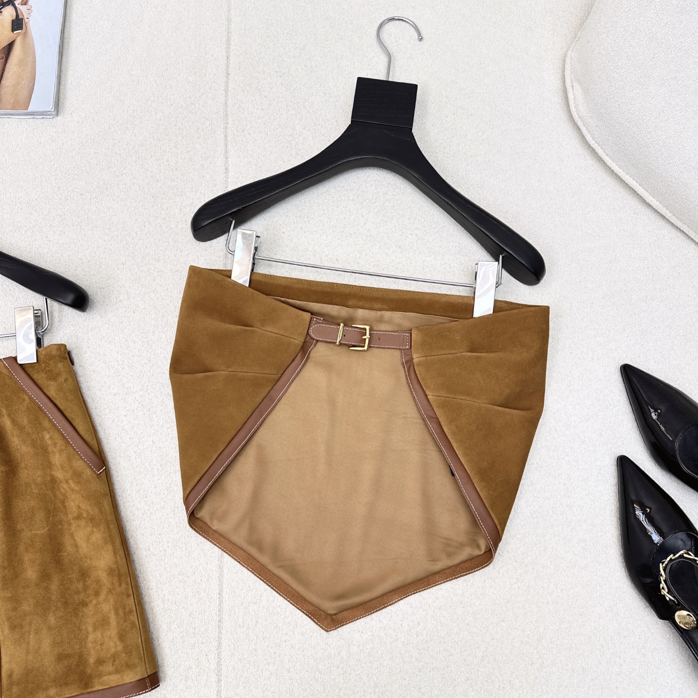 Miu Miu Inspired Suede Bustier Top - Chic & Trendy Spring/Summer Essential 8 i1749877319750 2235 0 6