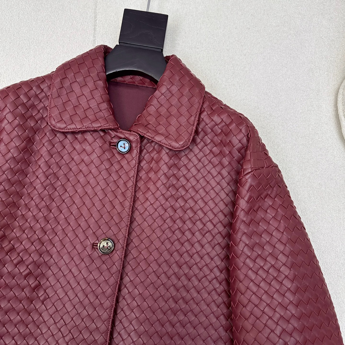 Bottega Veneta Leather Jacket - Woven Lambskin, Retro Modern Style 8 i1750477448507 2862 0 6