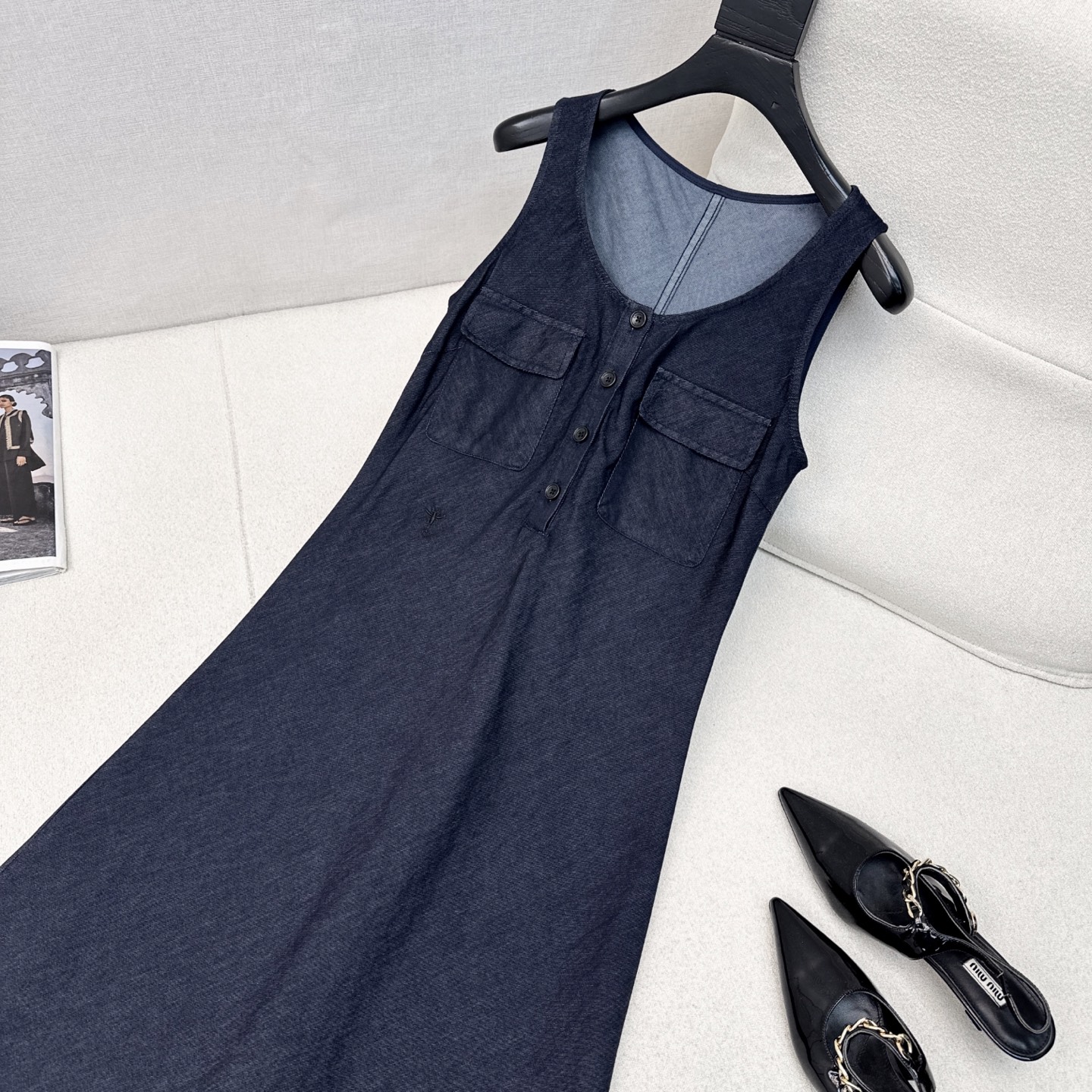 Denim Vest Dress - Slim Fit, A-Line, Early Autumn Style 3 i1751168291810 2233 0 1