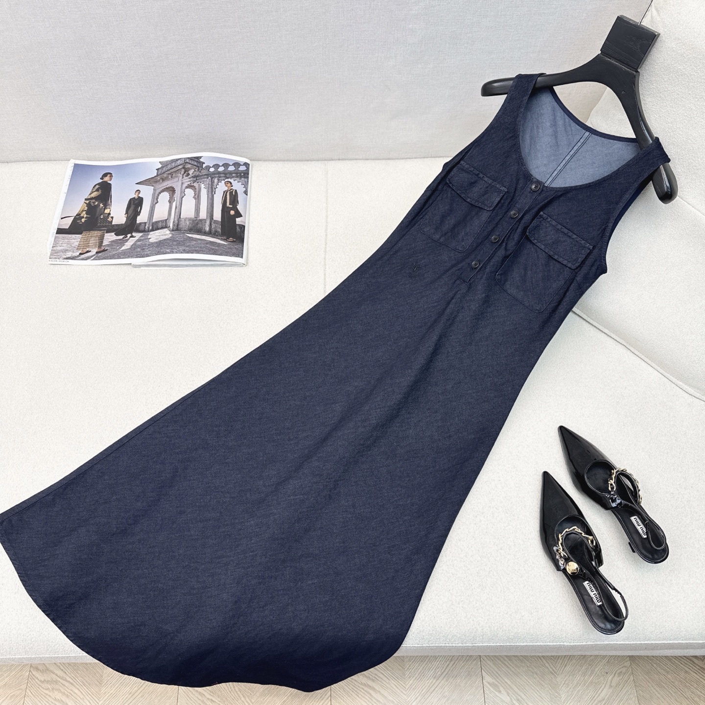 Denim Vest Dress - Slim Fit, A-Line, Early Autumn Style 2 i1751168293070 1471 0 0