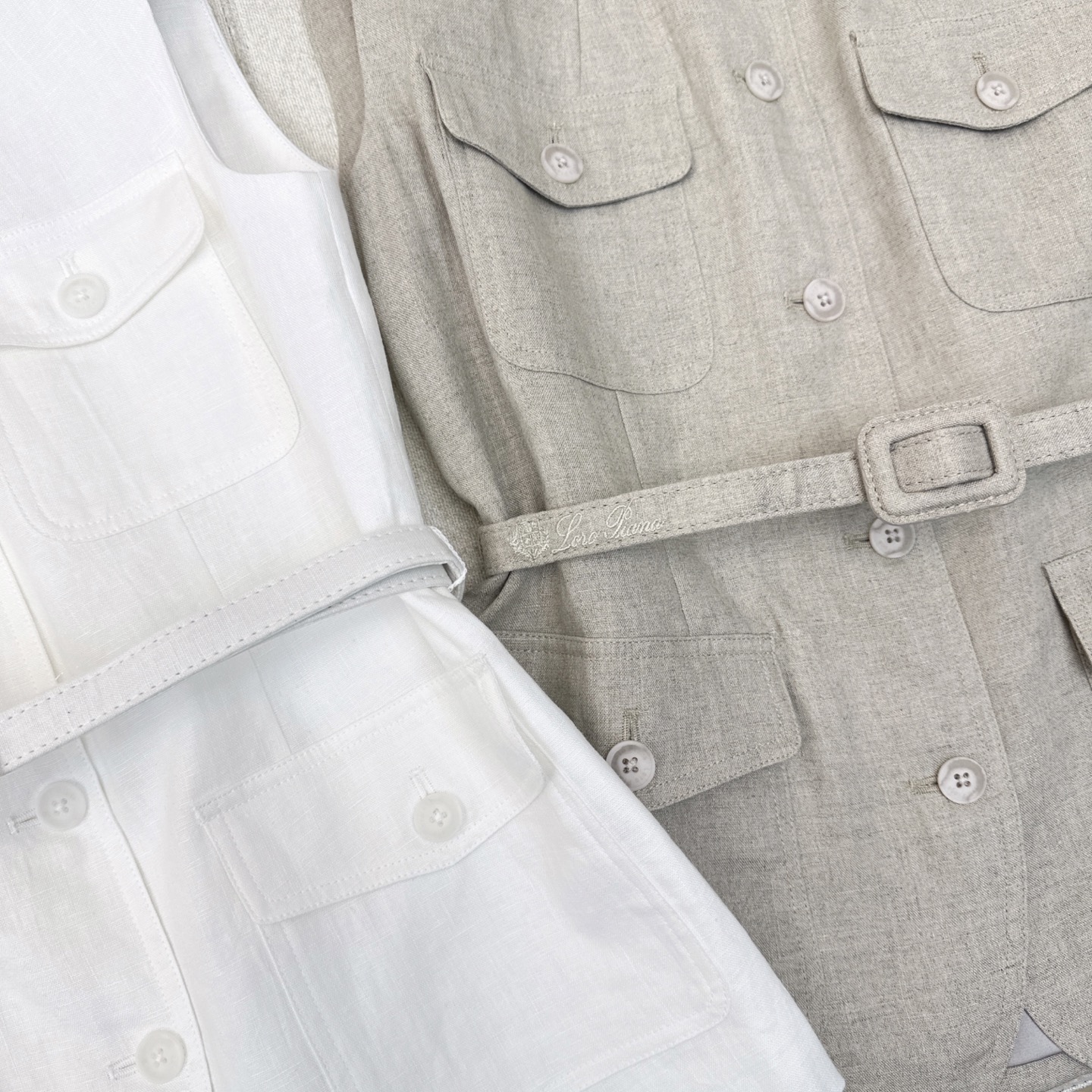 “Elegant Scavenging Dress: Imported Linen, Embroidery Details, High Quality” - 图片 3