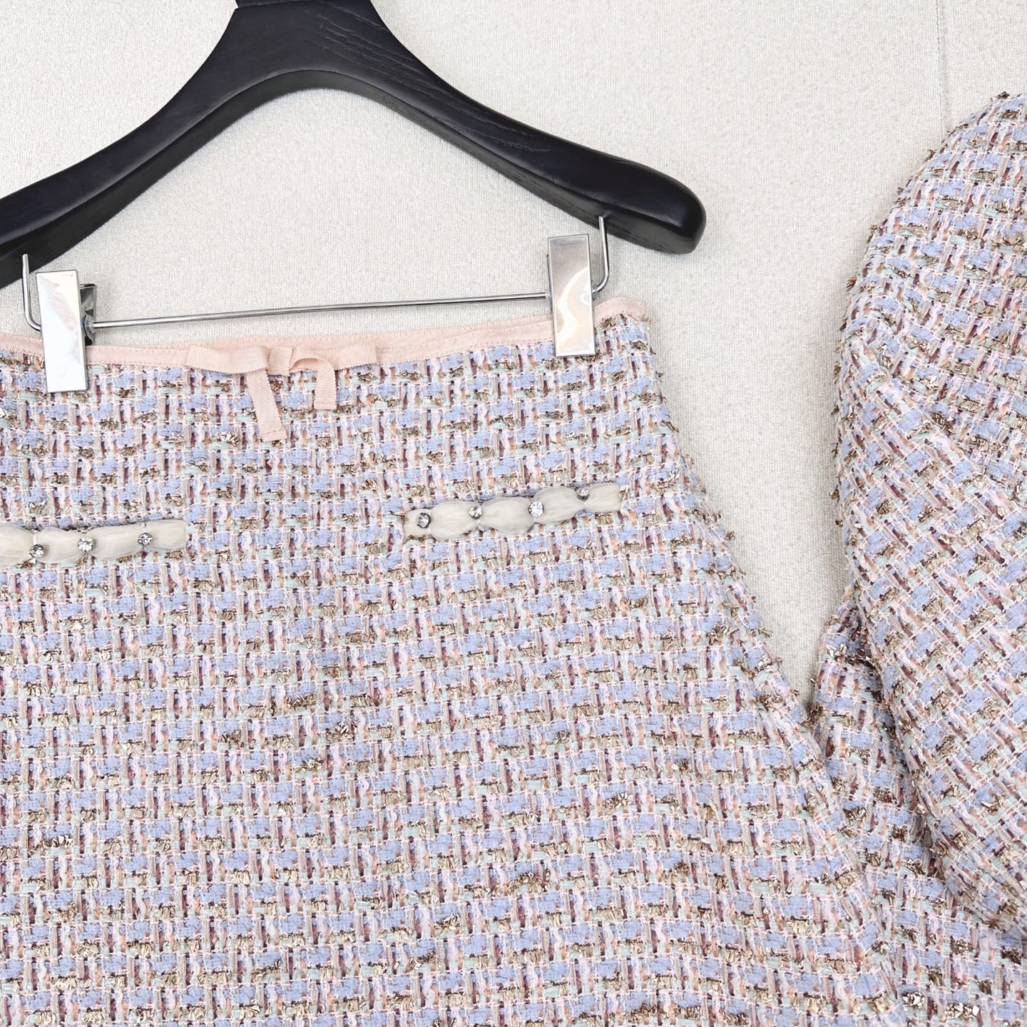 Elegant Tweed Set: VLTN Inspired Women's Two-Piece Outfit 8 i1752380260071 9235 0 6