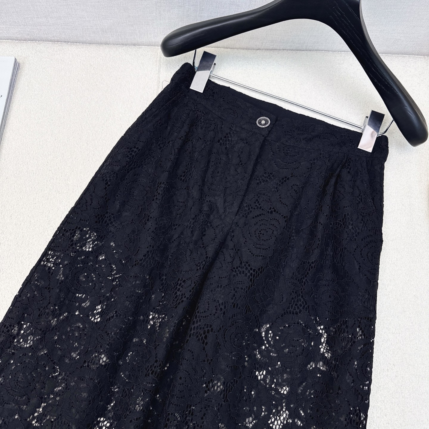 Elegant Black Lace Pants - Chic French Style, Autumn Collection 4 i1752465857568 5815 0 2