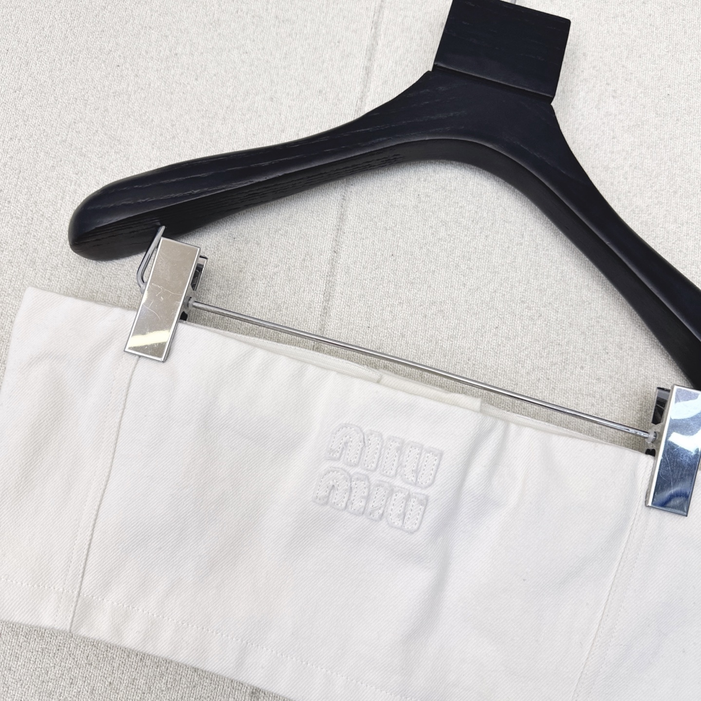 Miu Miu Inspired Denim Bandeau Top - Chic and Trendy 2025 Early Autumn Style 7 i1752643747618 5388 0 5