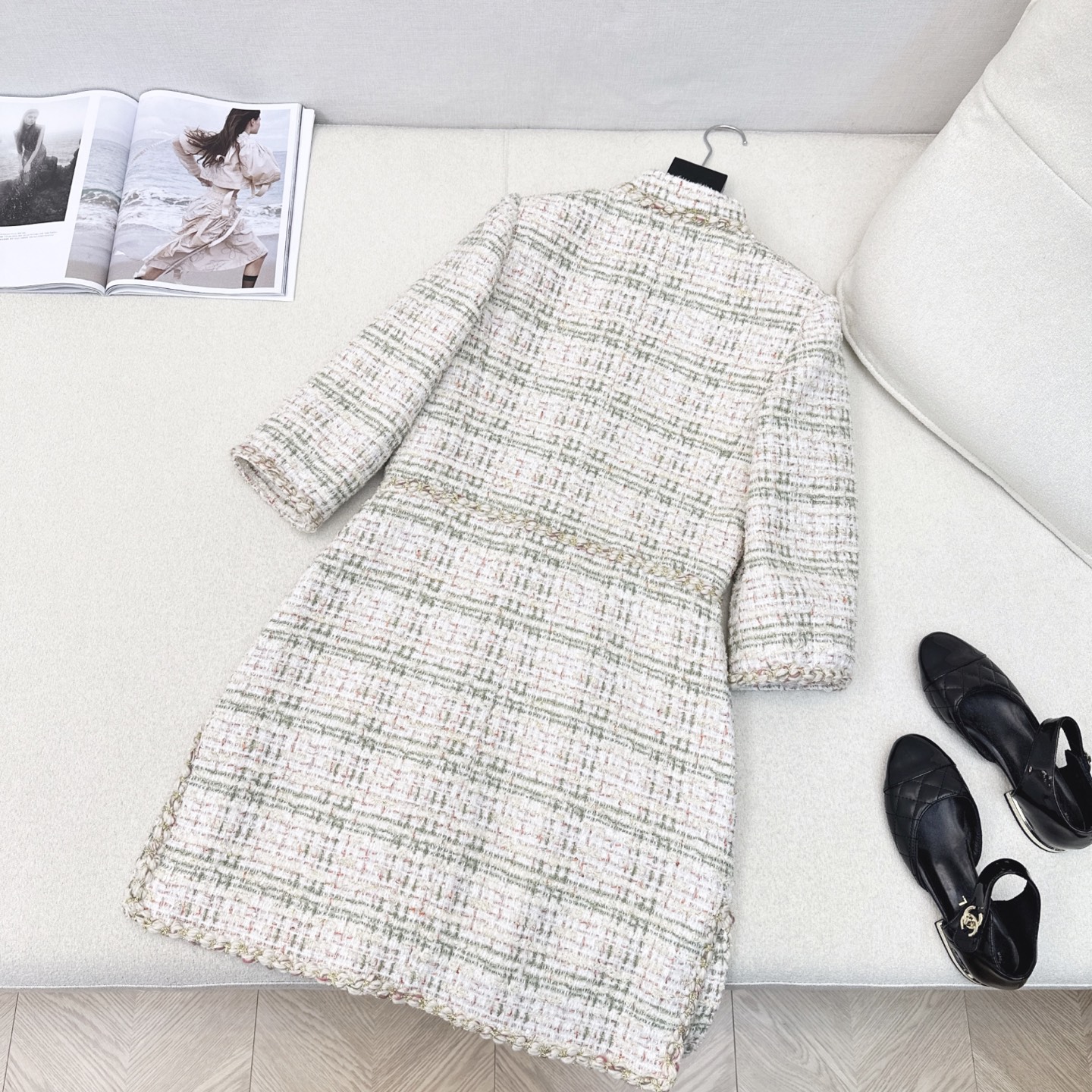 特价🉐️❗️SM❗️不退不换❗️C家 25Ss————秋冬最新款编织马立领连衣裙💛本季最佳必入绝绝子 定