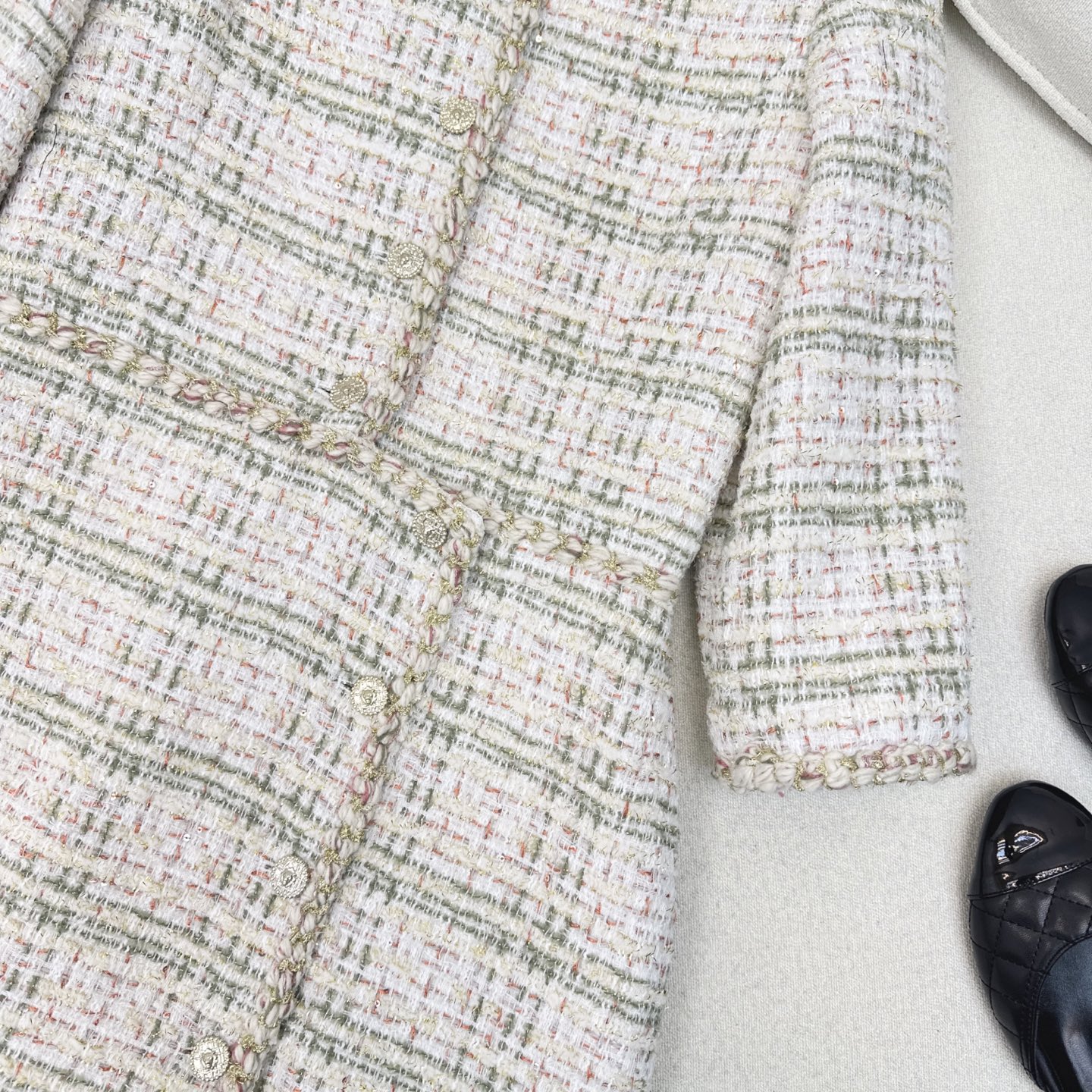 特价🉐️❗️SM❗️不退不换❗️C家 25Ss————秋冬最新款编织马立领连衣裙💛本季最佳必入绝绝子 定