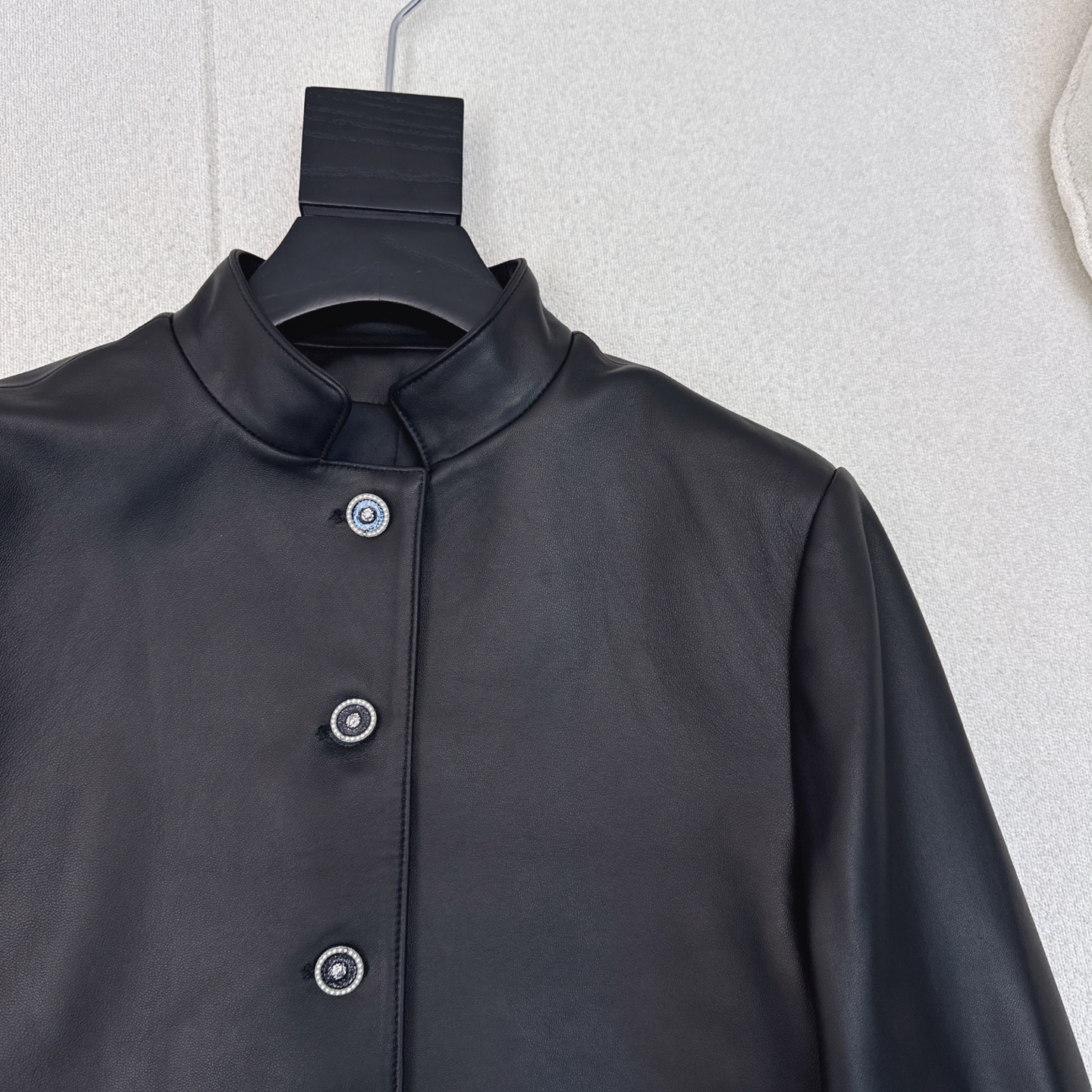 Elegant Lambskin Vest & Stand Collar Jacket Set - Chic & Versatile Style 5 i1753243793629 45 0 3