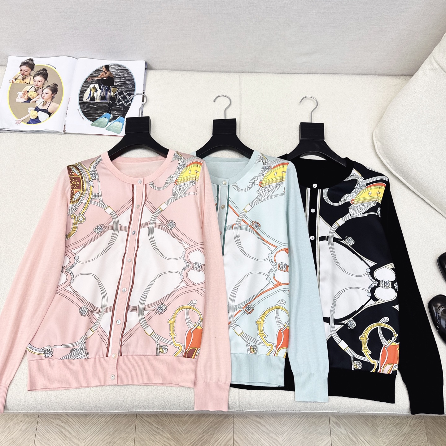 She 25Ss, the newest silk-printer in the early autumn. Sml, three colours - 图片 1