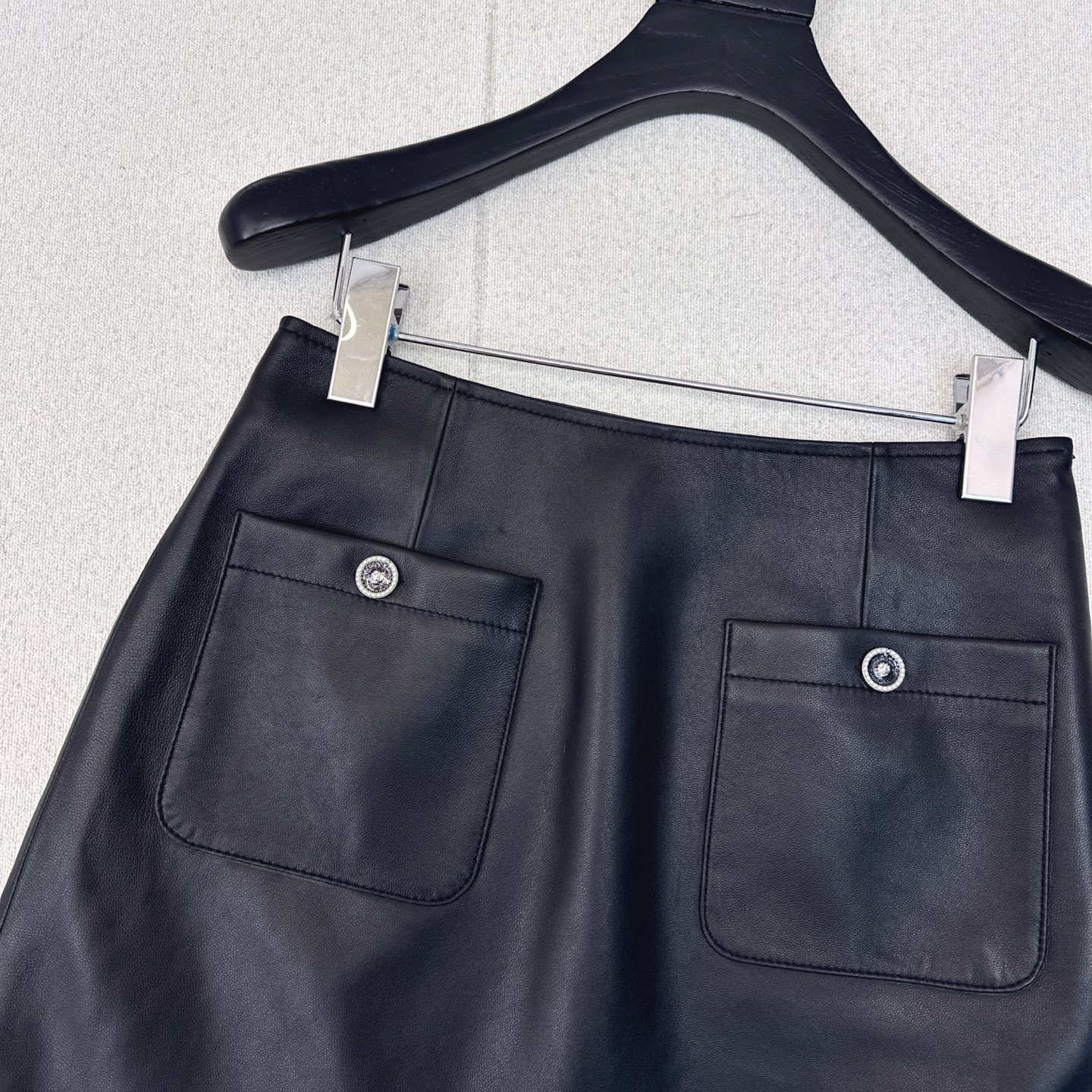 Elegant Lambskin Vest & Skirt Set - Inspired by C 25Ss, Matte Finish 4 i1753422041514 3436 0 2