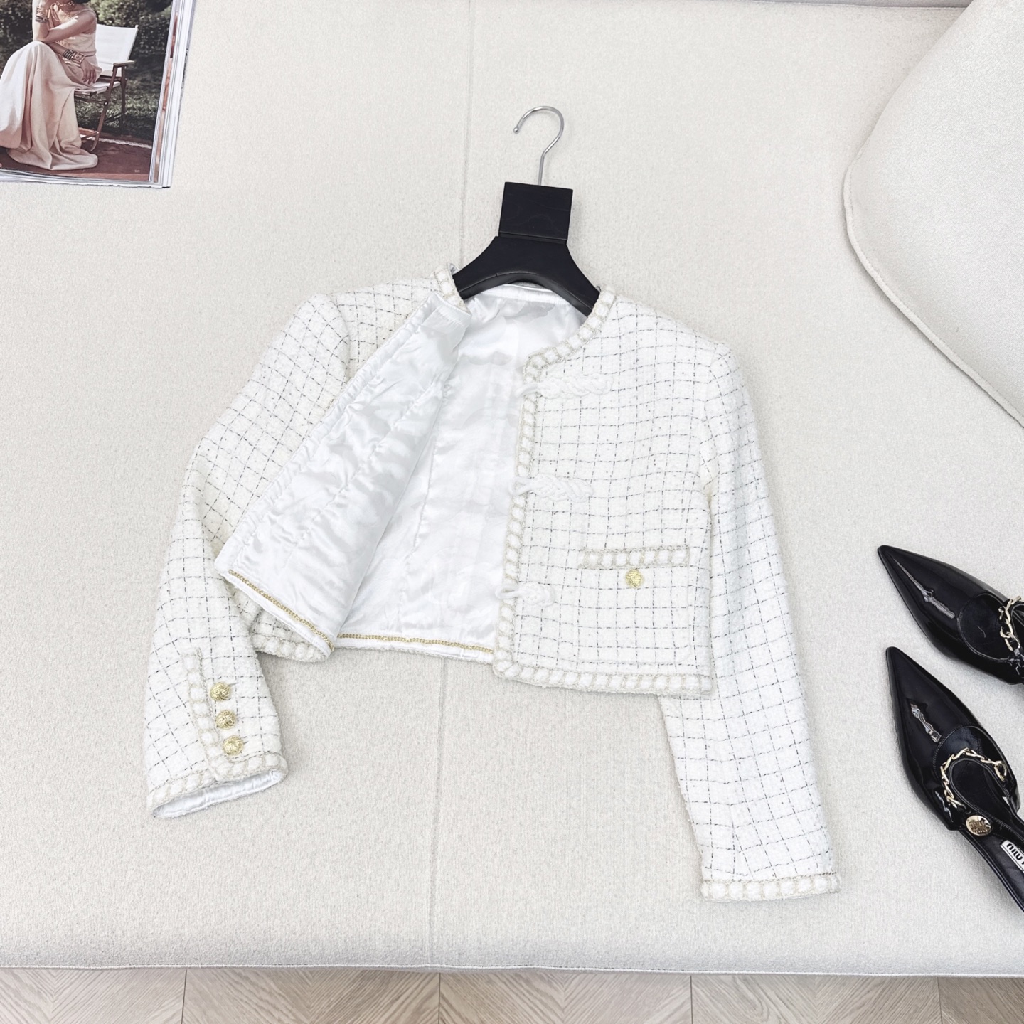 特价🉐️ ❗️现货齐码❗️不退不换❗️财阀千金系列 C家 25Ss———秋冬最新款贵气百搭编织一系列🤍无