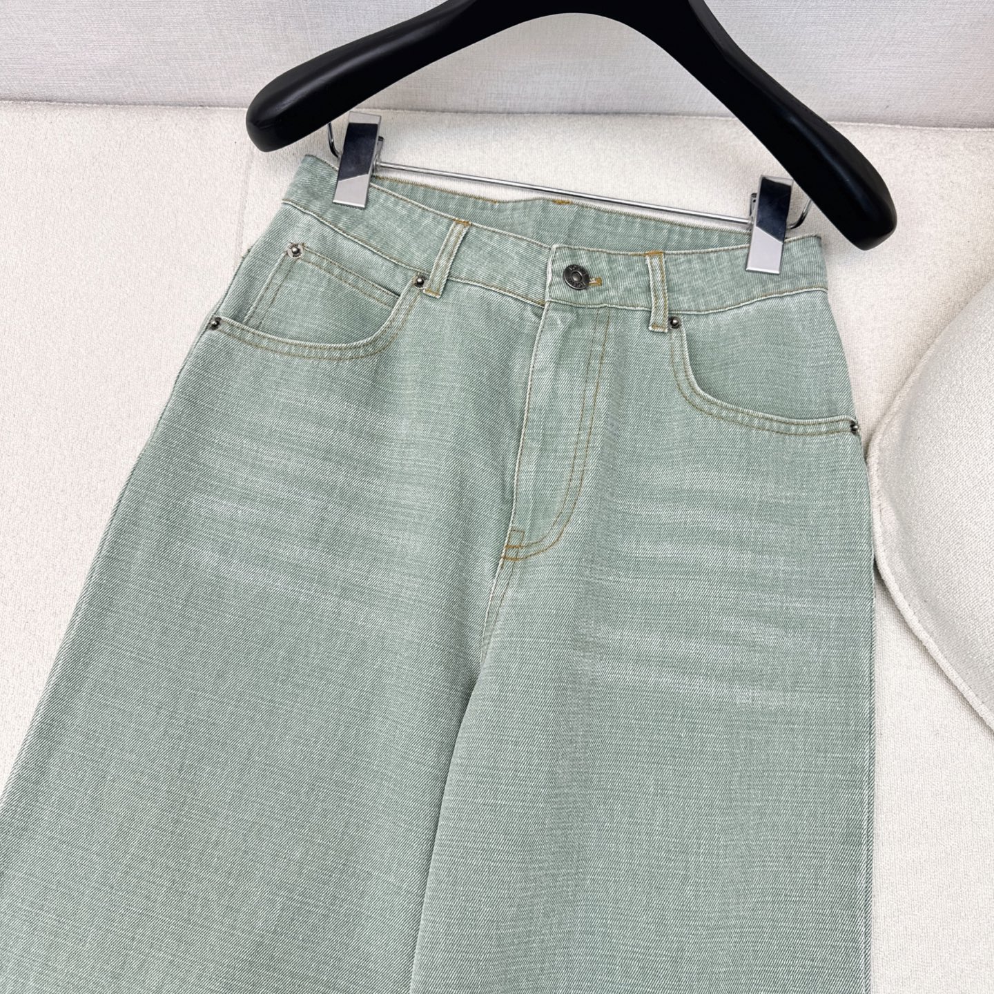 独家首发 Loe 25Ss———早秋最新款休闲时髦牛仔套装💚宽松翻领牛仔外套+直筒裤 全棉牛仔酵素洗水工