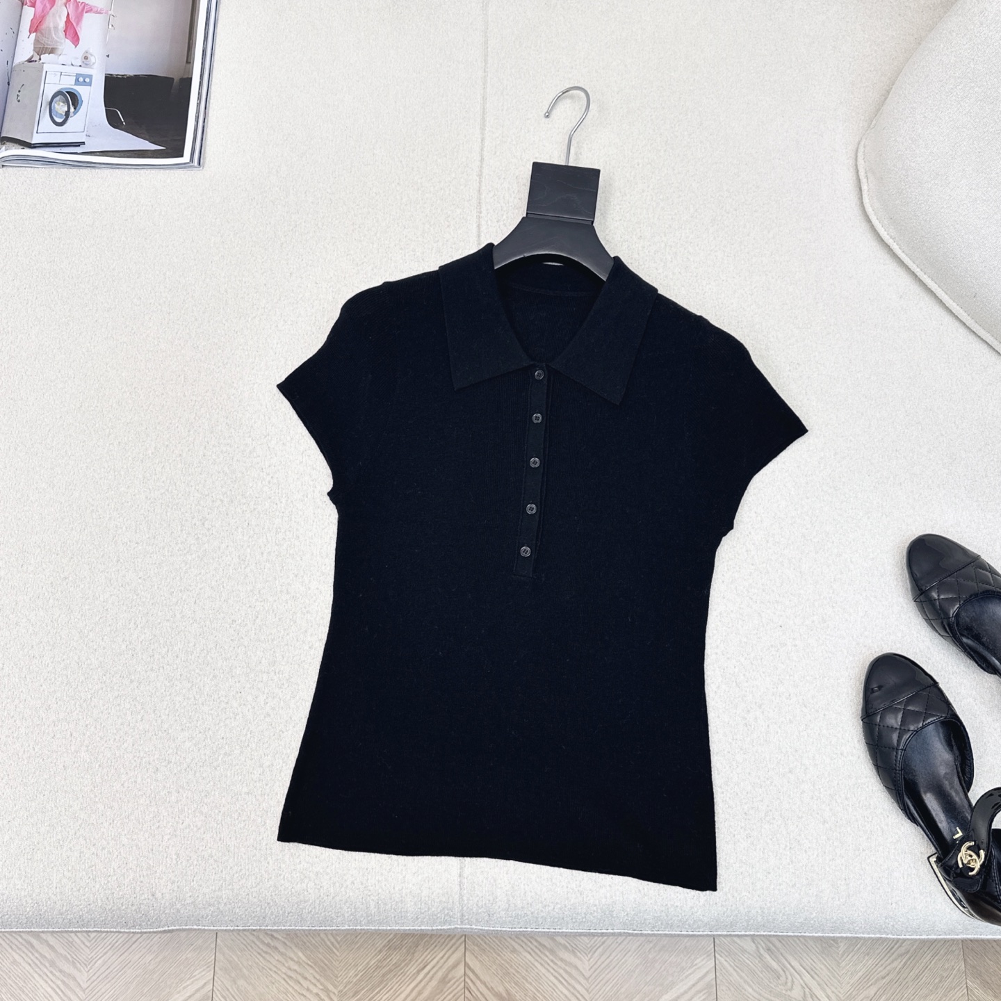 “Custom-Made Import Female Tweedy Shirts: Soft Wool Fabric, Modern Shape, High-Quality Design” - 图片 4