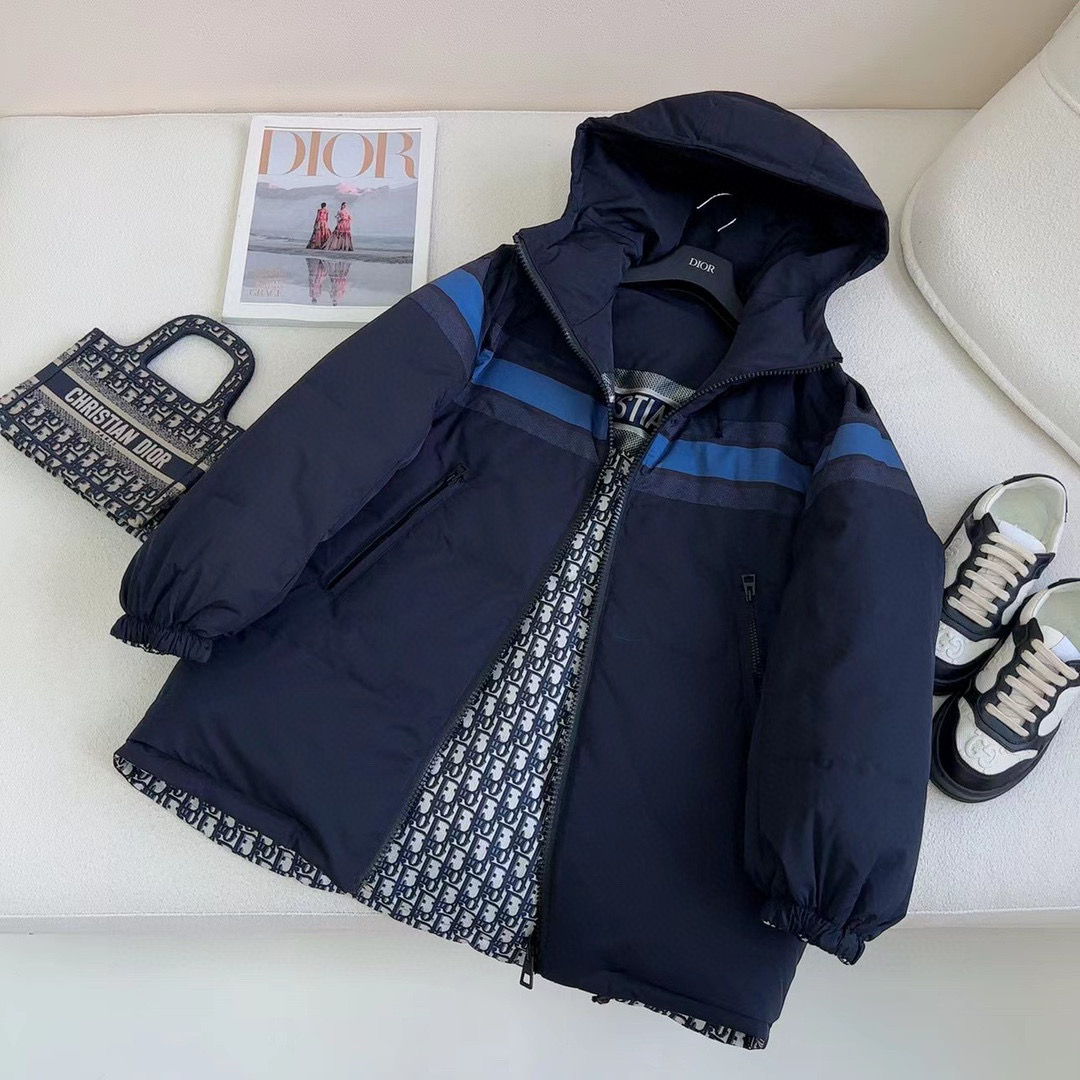 Unisex Reversible Padded D- Hooded Down Jacket with Logo Detail 9 i1754889666563 4509 0 7