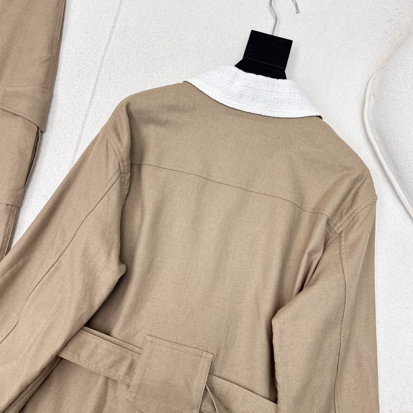Women's Linen Blend Utility Jacket and Pants Set - Sophisticated Workwear Style 10 i1754900201041 7484 0 8