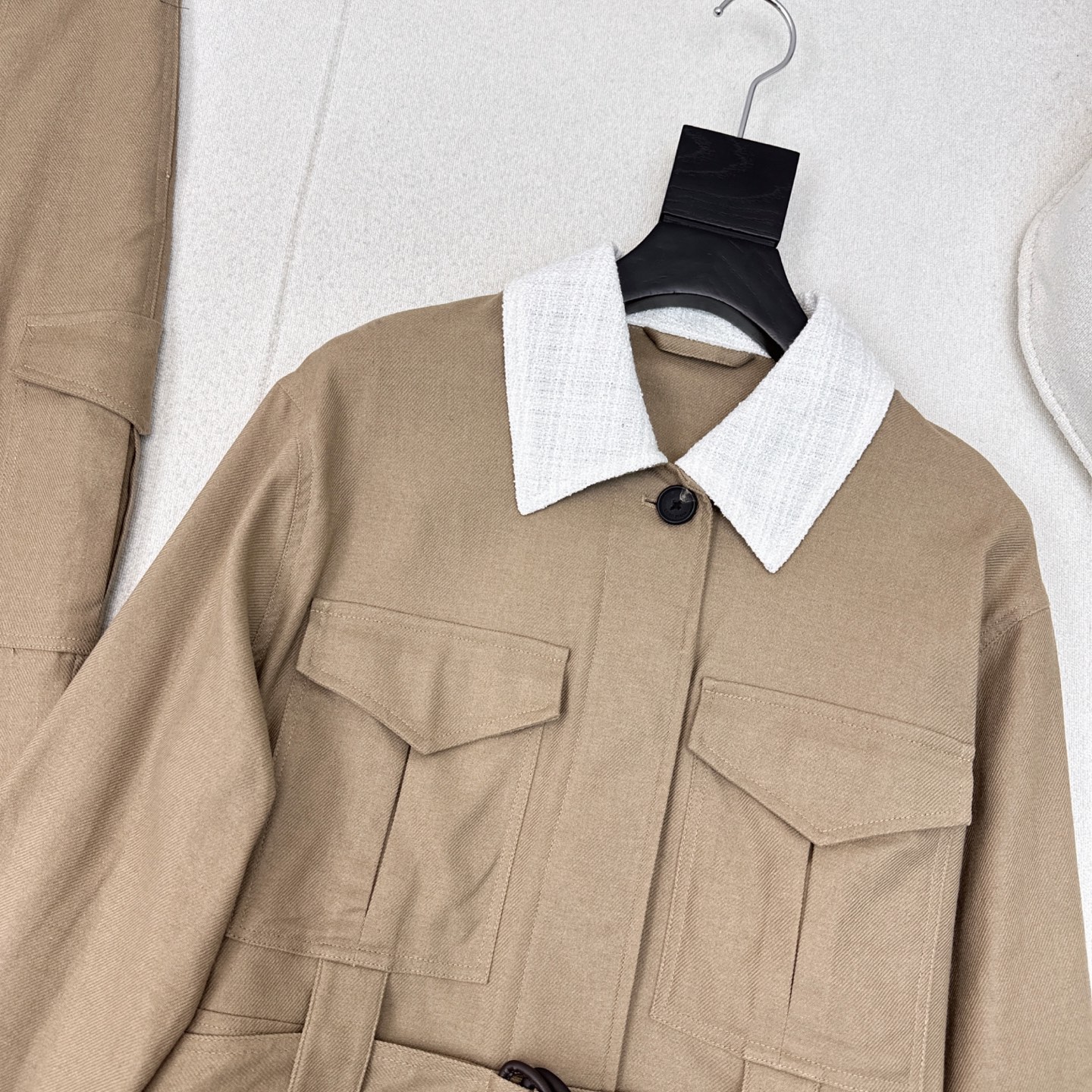 Women's Linen Blend Utility Jacket and Pants Set - Sophisticated Workwear Style 5 i1754900201053 6490 0 3