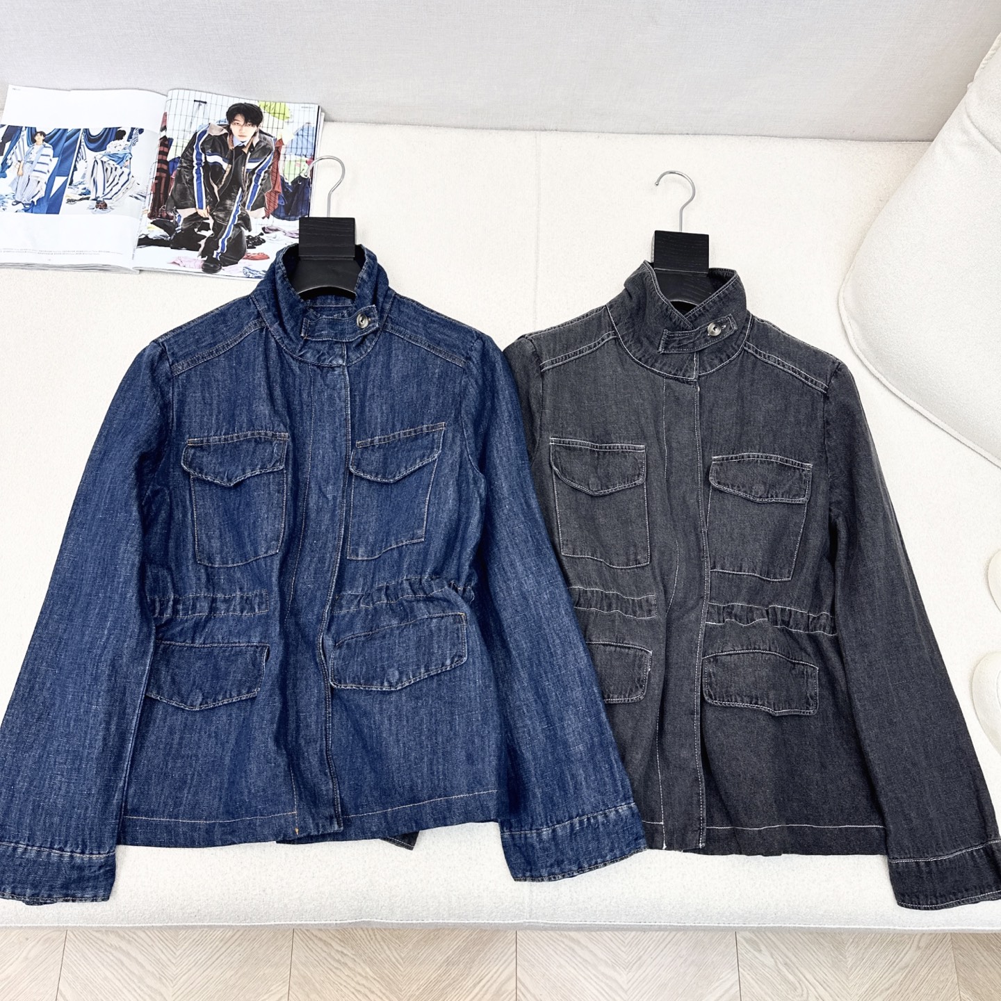 “LP 60Ss: Stylish Custom-Made Cowboy Coats for Early Autumn with Unique Design Details”